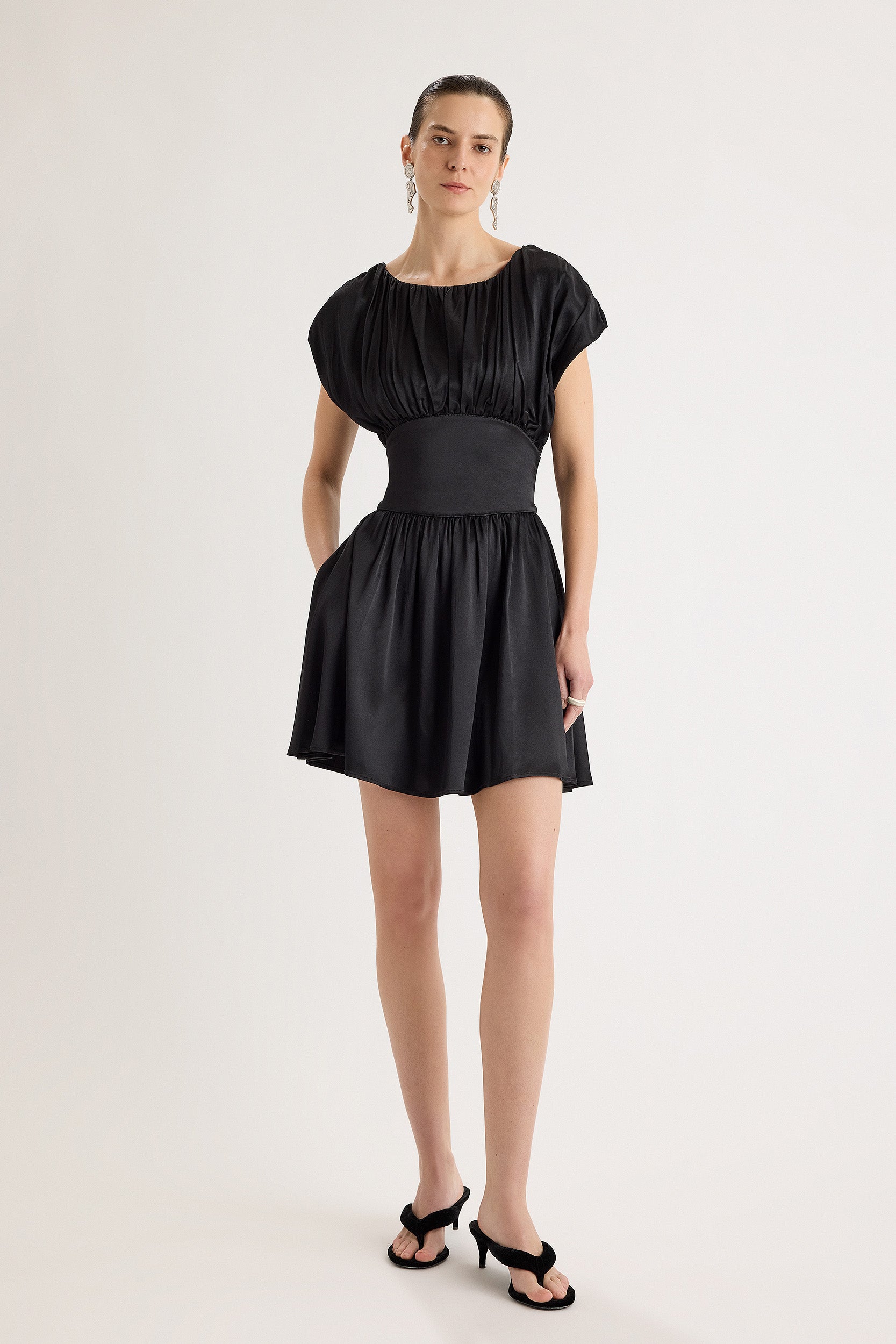 Solenne Dress in Black