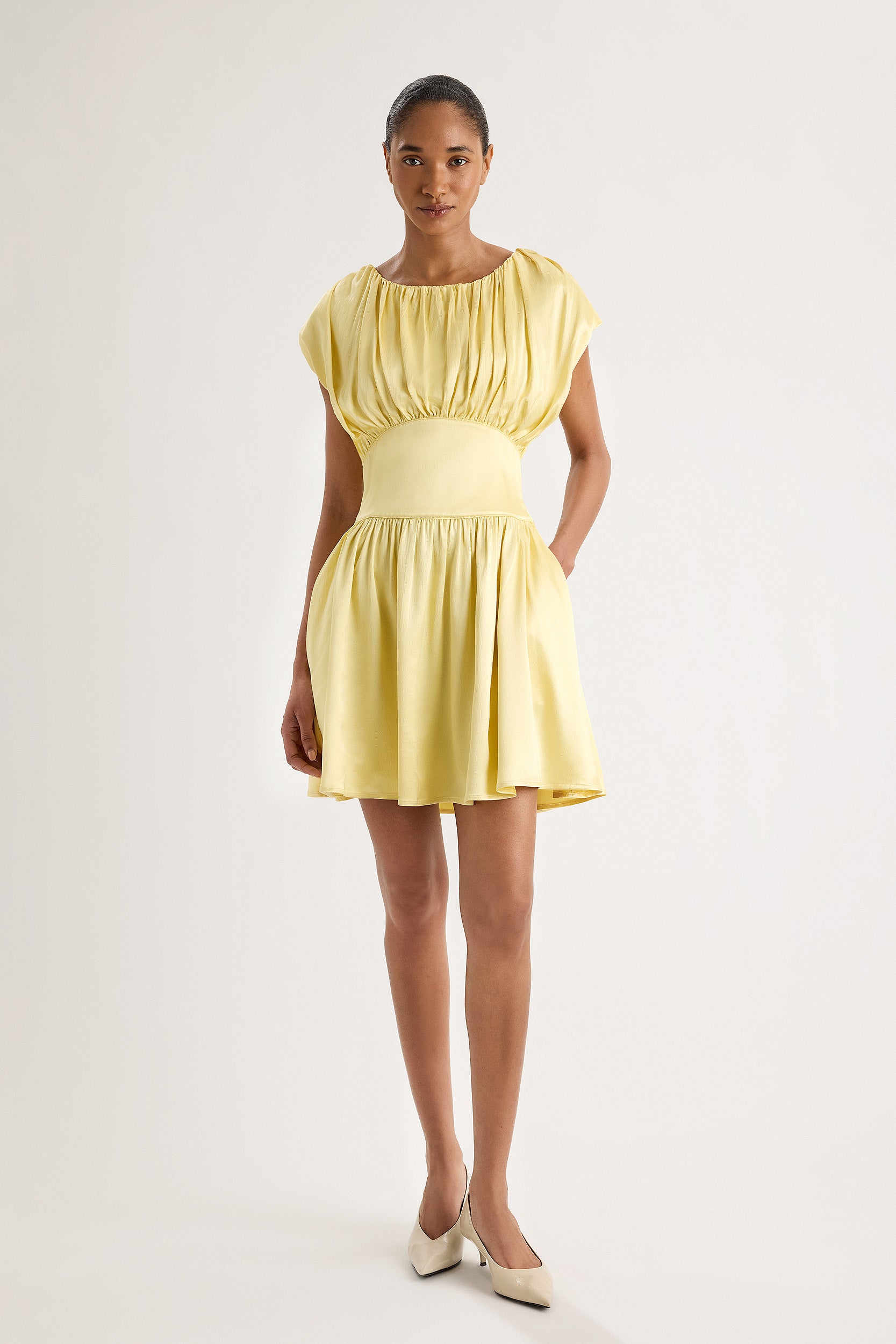 Solenne Dress in Straw