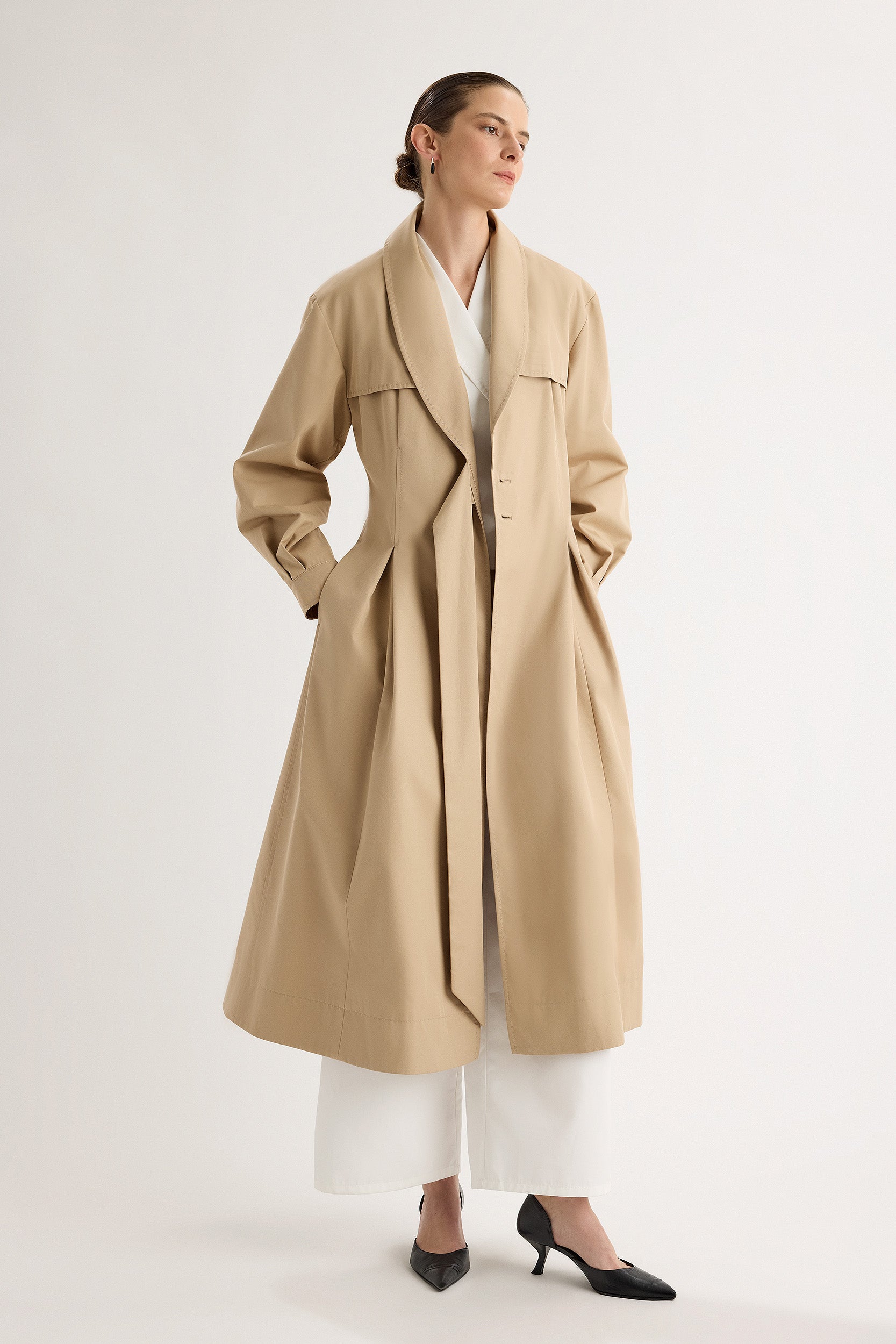 Niebla Pant in Ivory