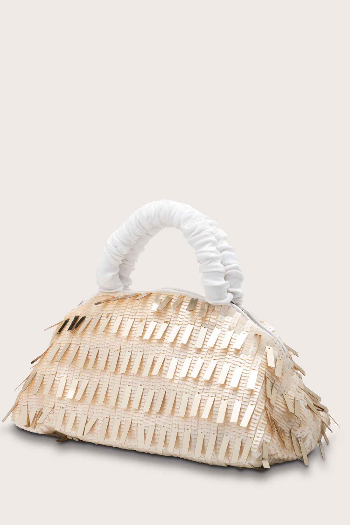 Lune Mini Sequin Bag in Gold