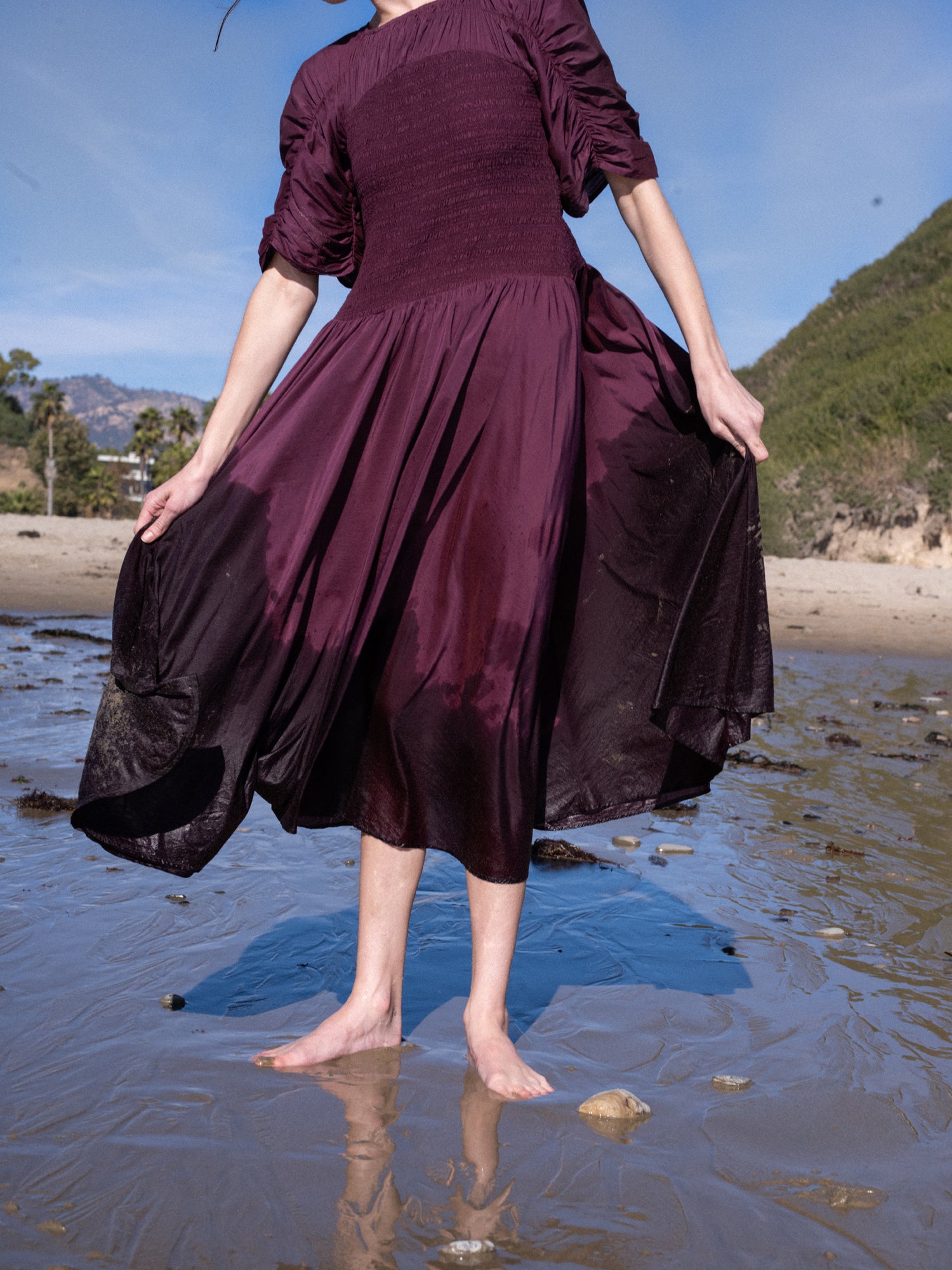 Gaea Dress in Figue