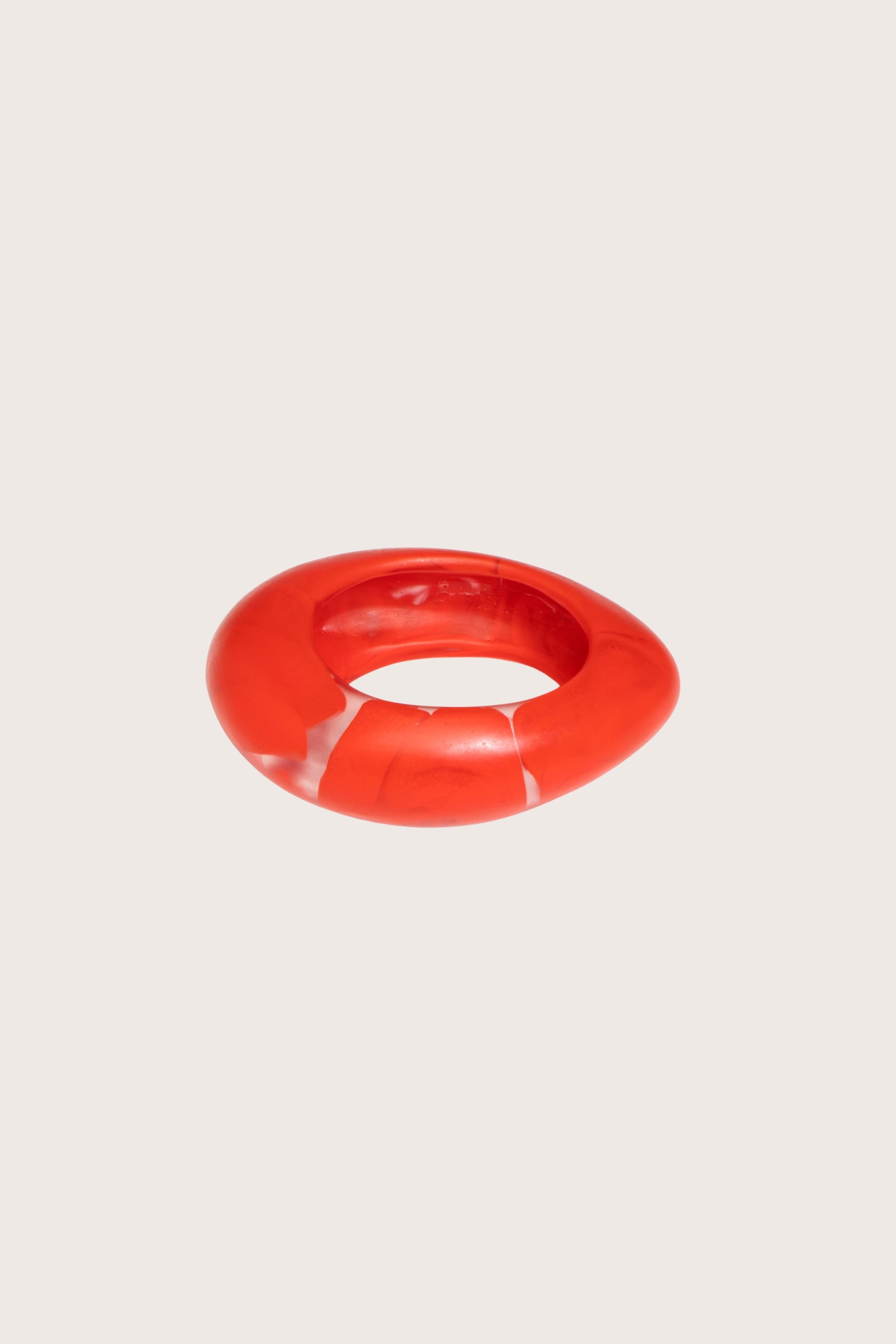 Large Rock Bangle in Poppy