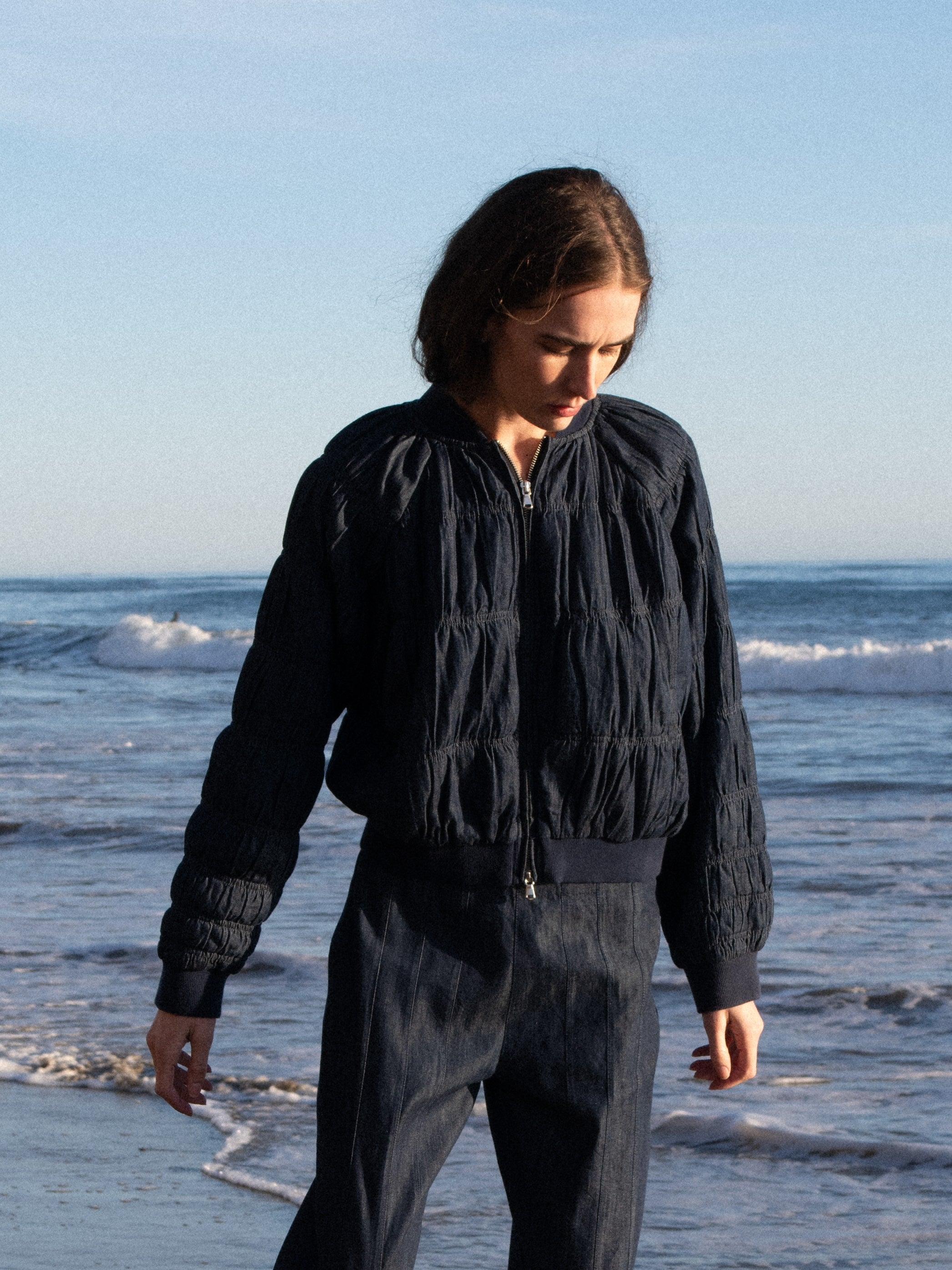 Esme Jacket in Dark Wash