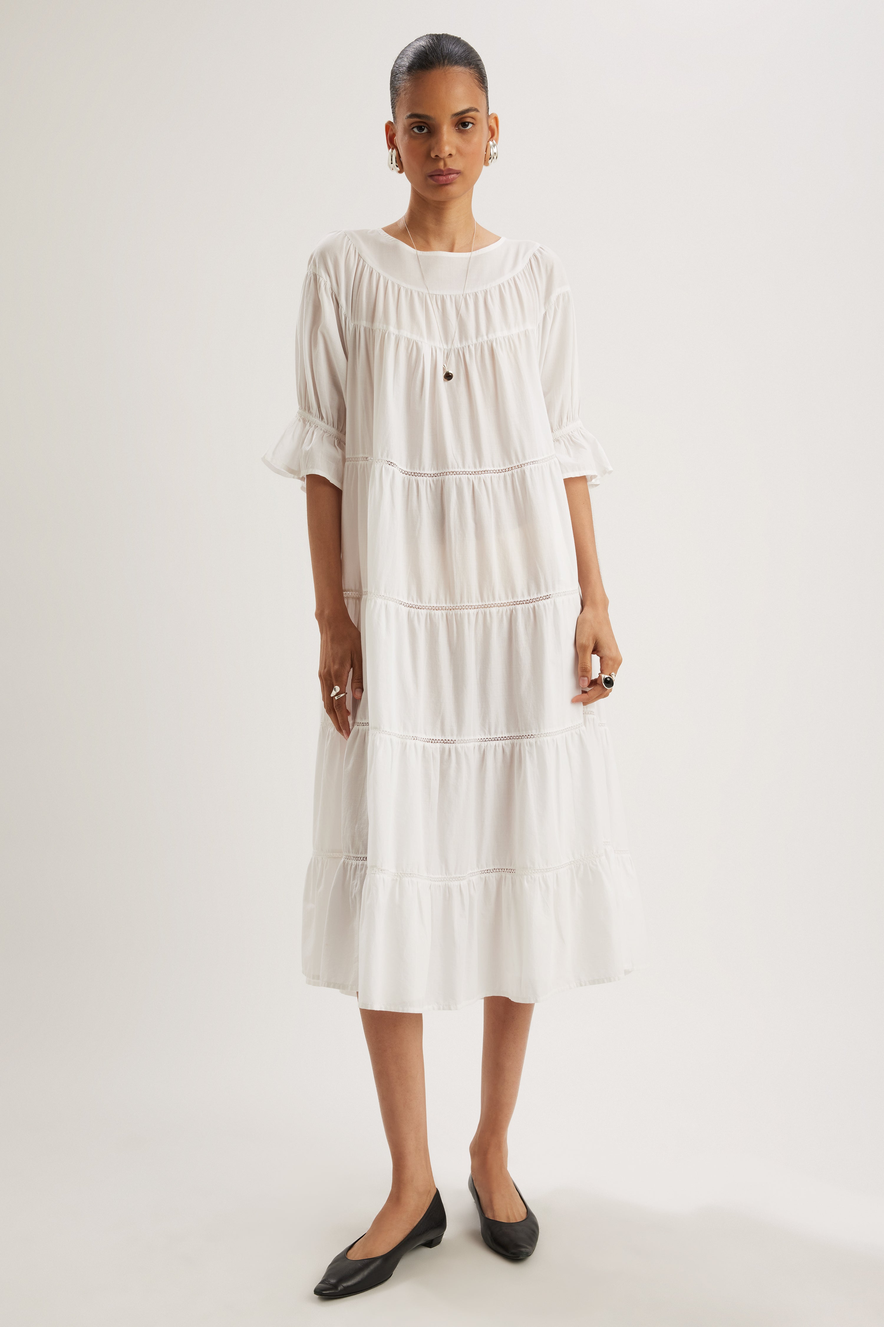 Paradis Dress in White