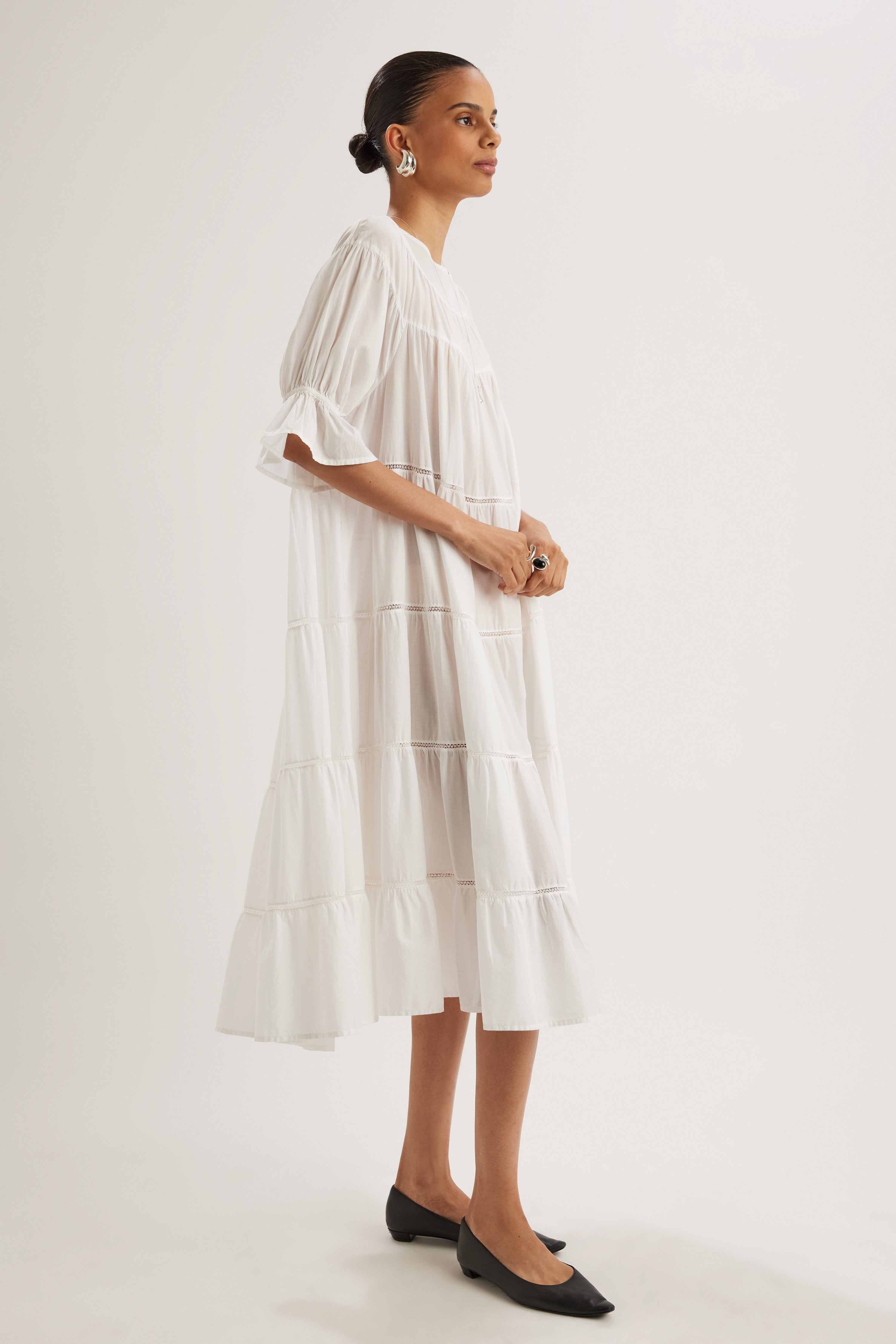Paradis Dress in White