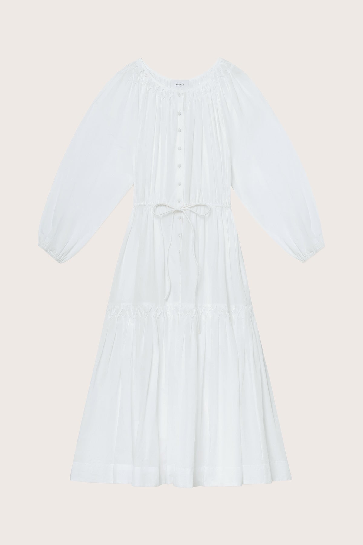 Allegra Dress in White