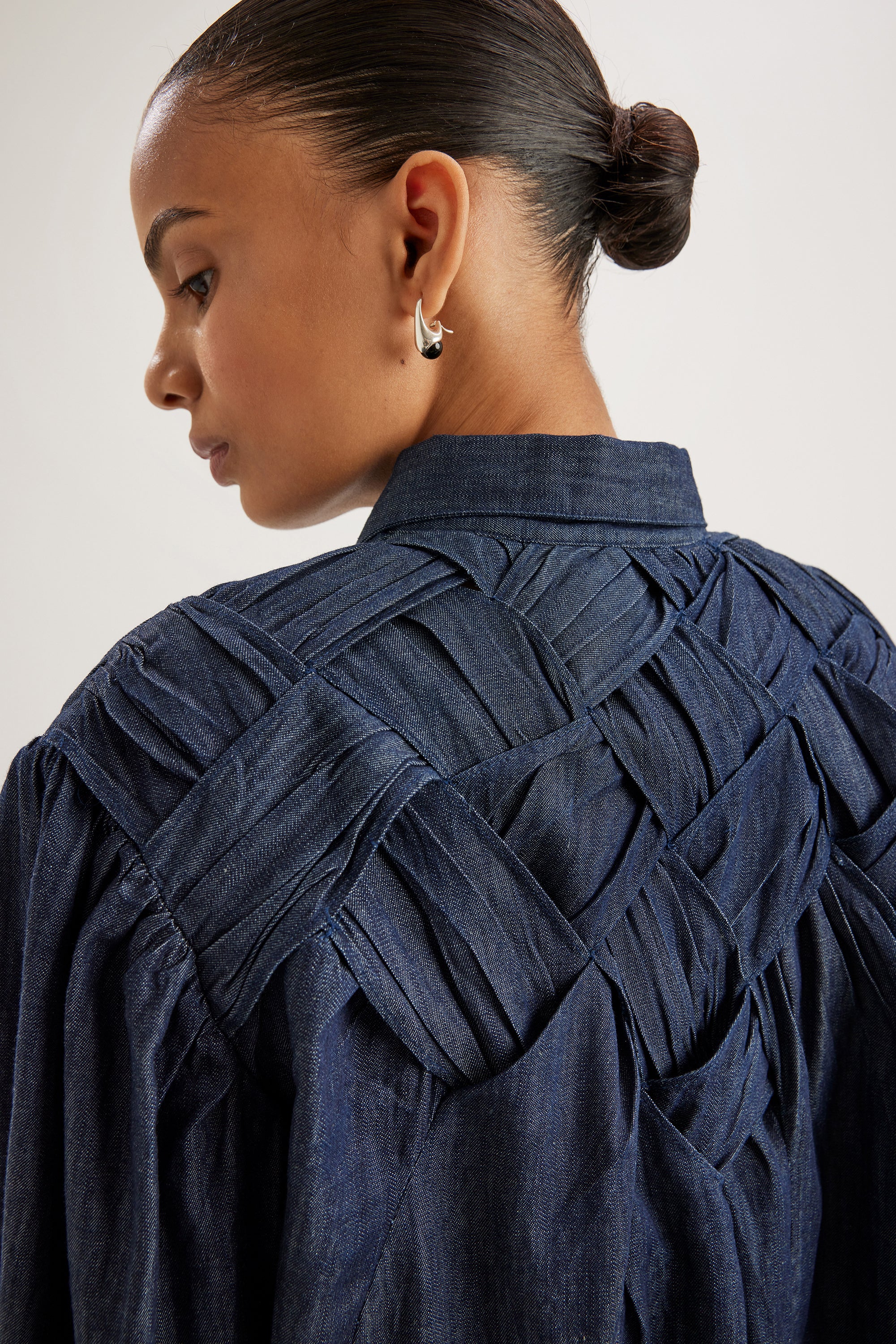 Georgica Top in Dark Denim