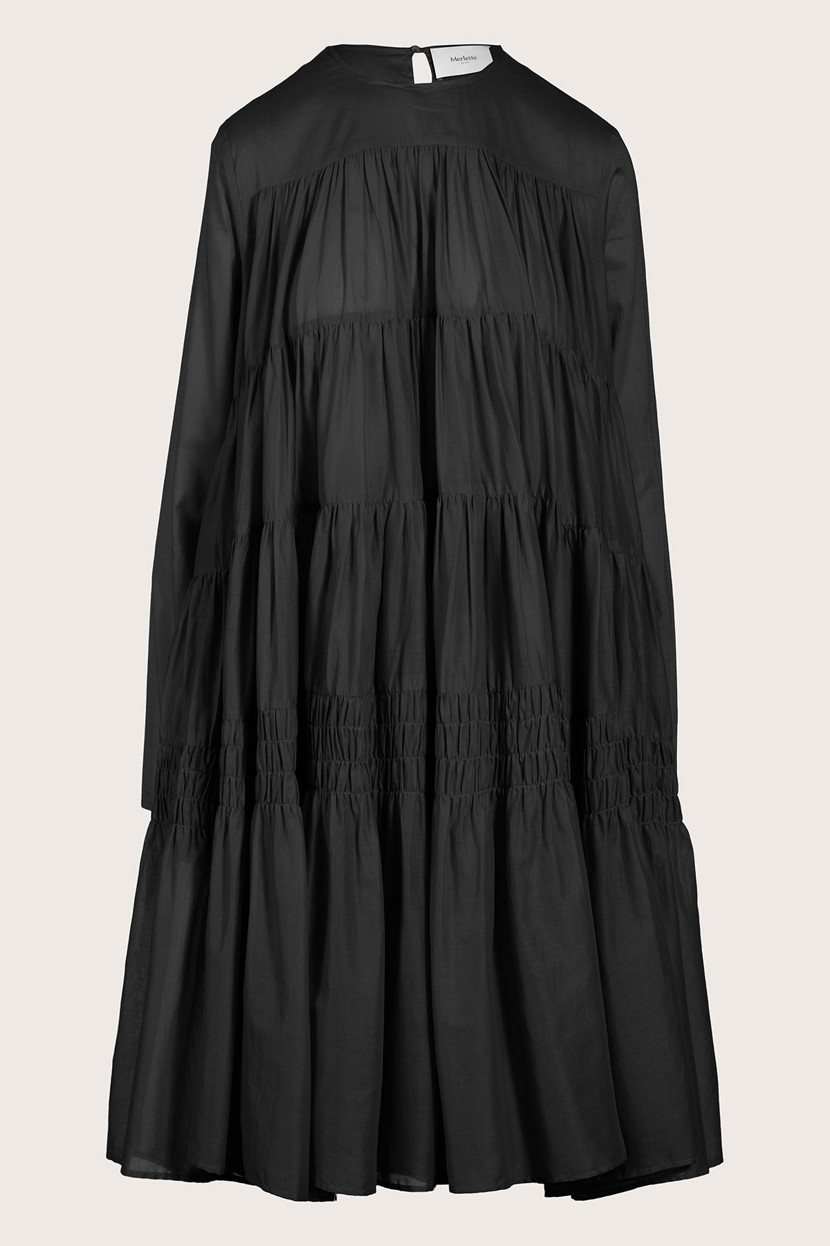 Soliman Midi Dress in Black