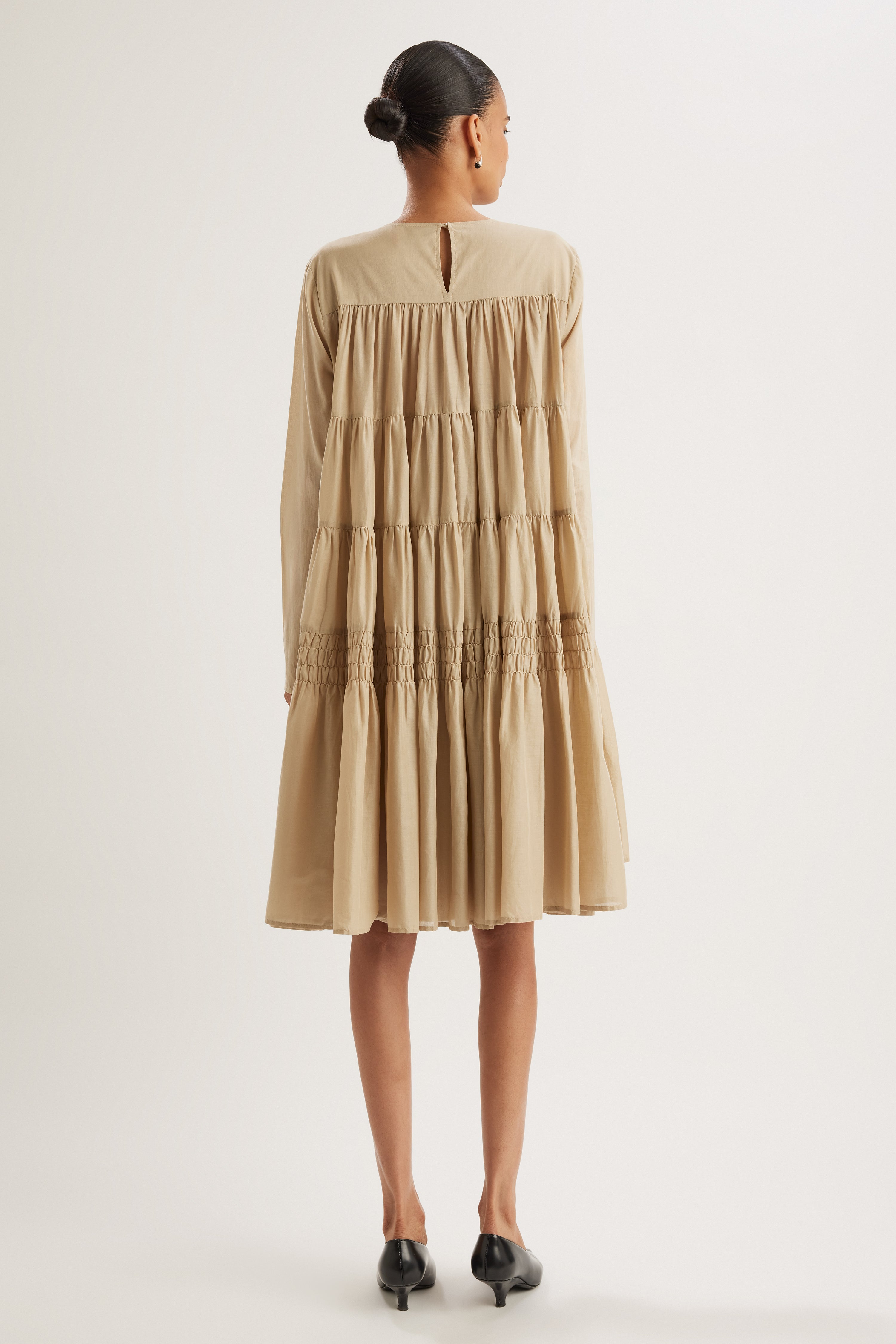 Soliman Midi Dress in Sable