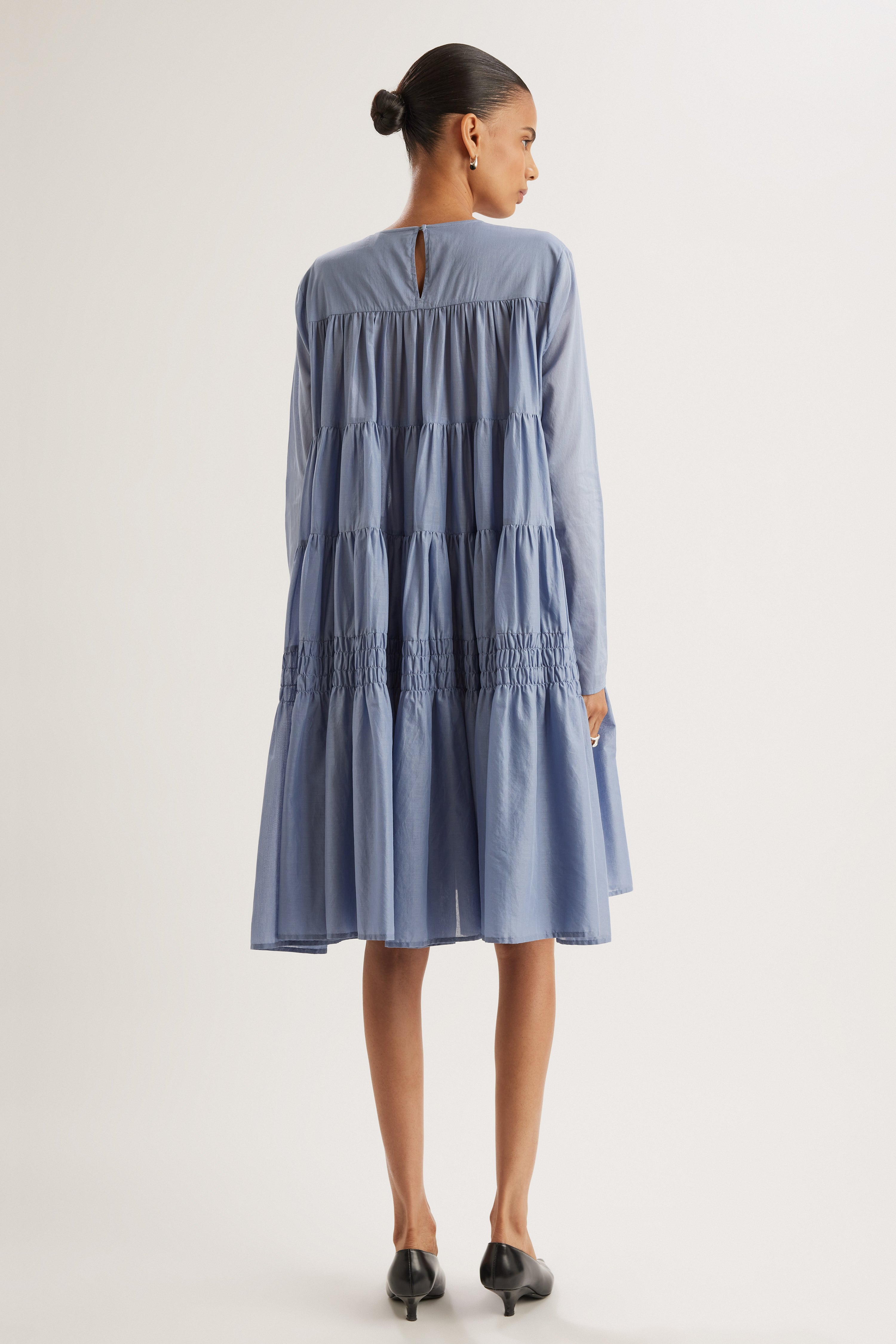Soliman Midi Dress in Steele