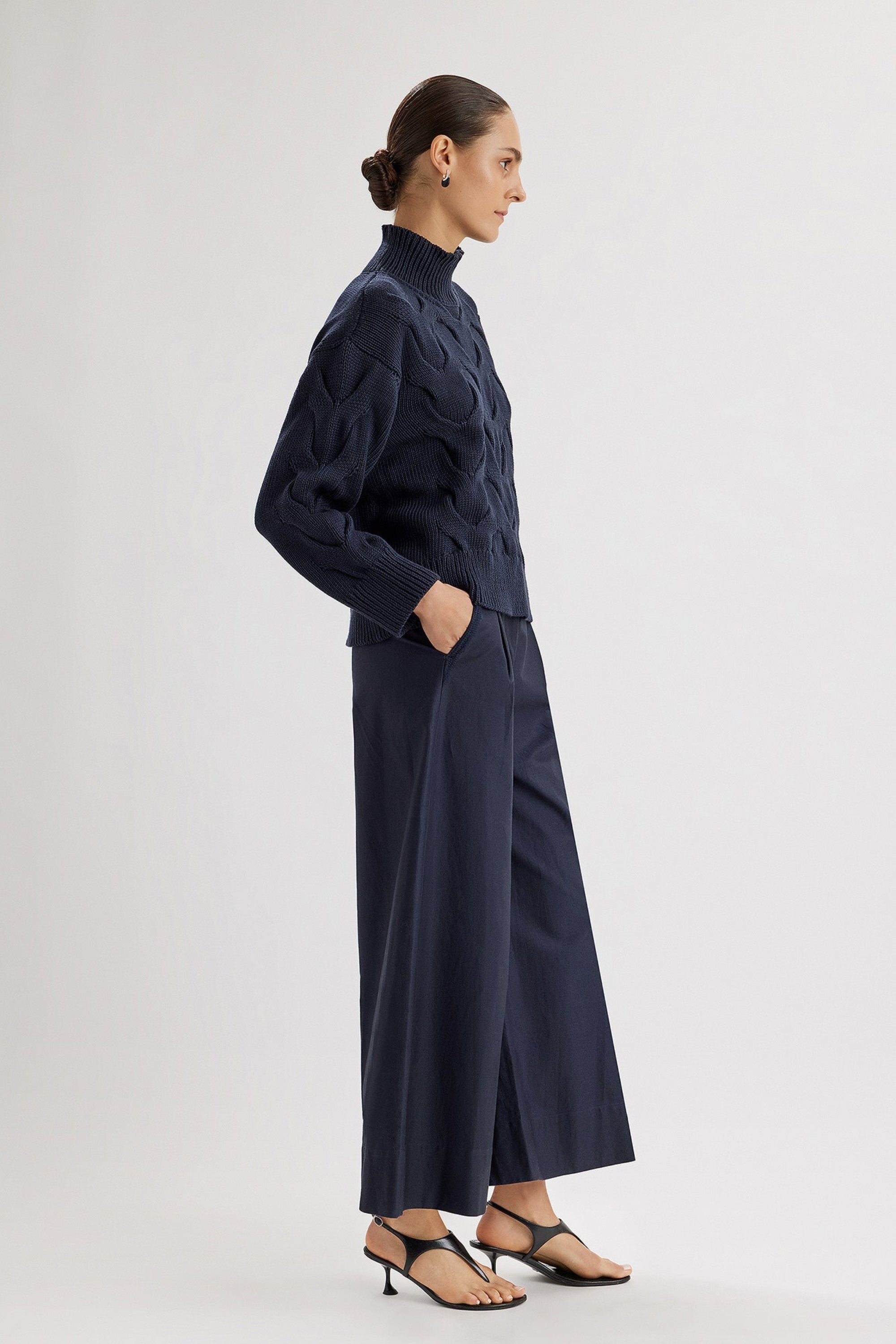 Amira Sweater in Navy