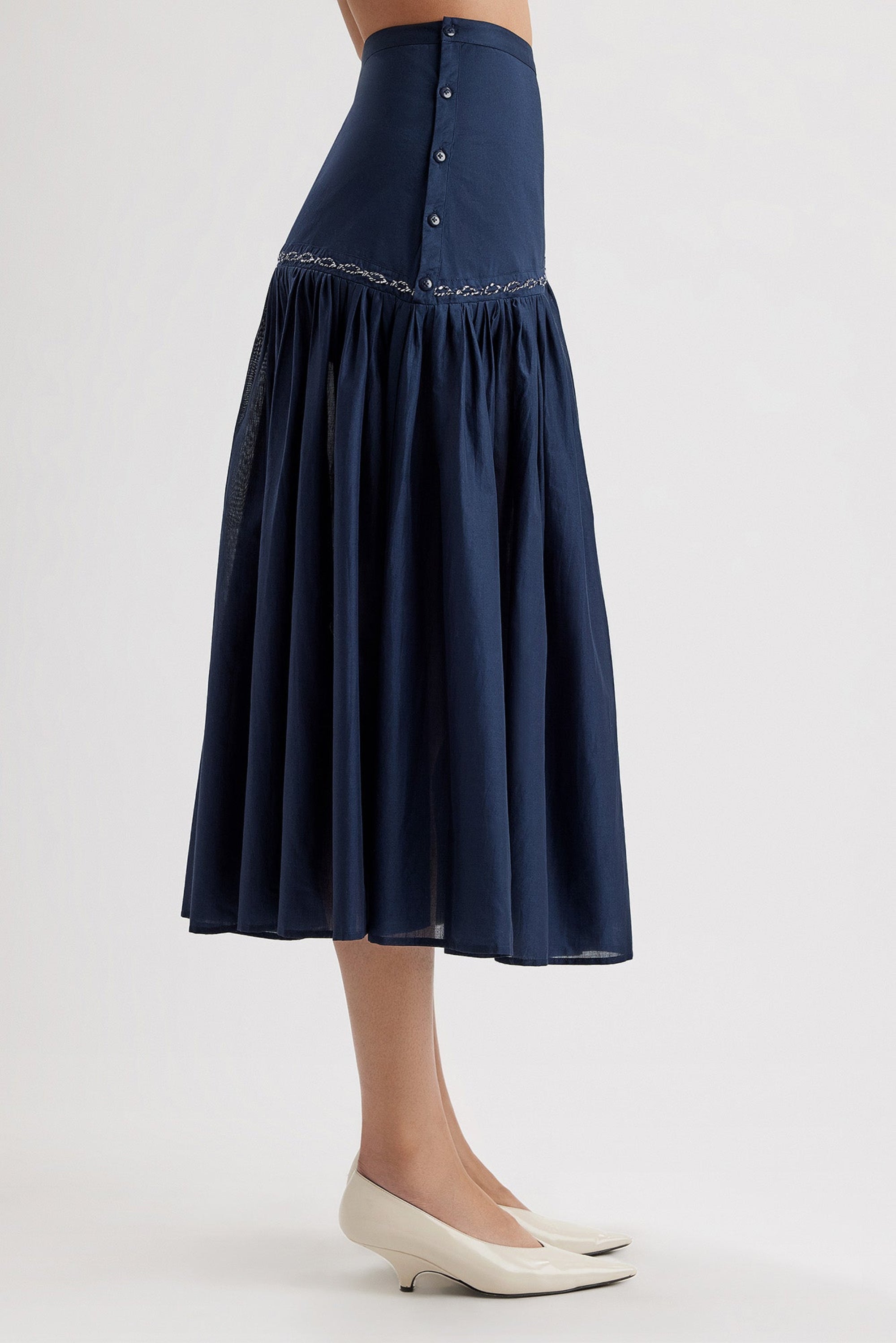 Elinga Skirt in Navy