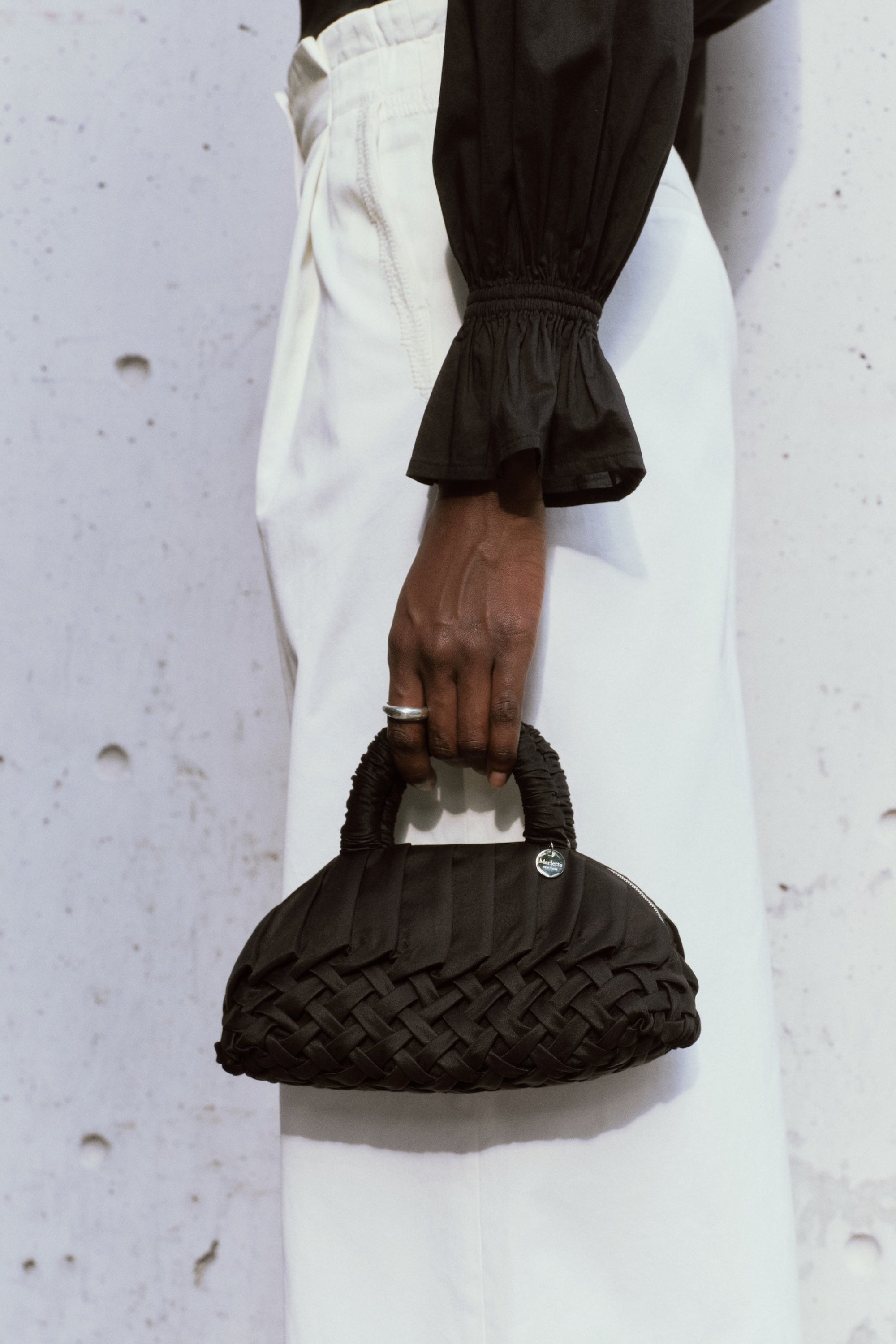Lune Mini Bag in Black
