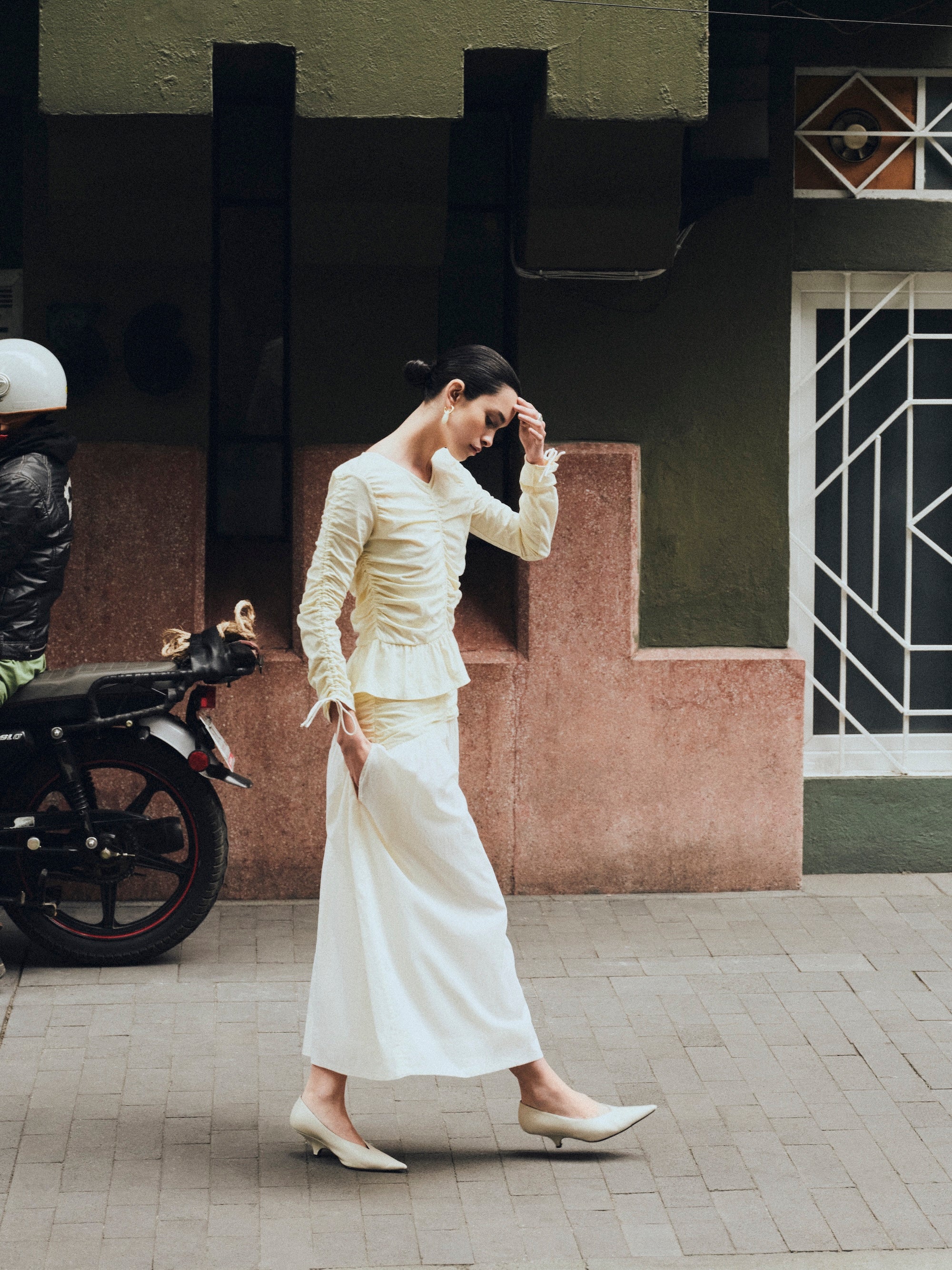 Ceniza Skirt in Straw
