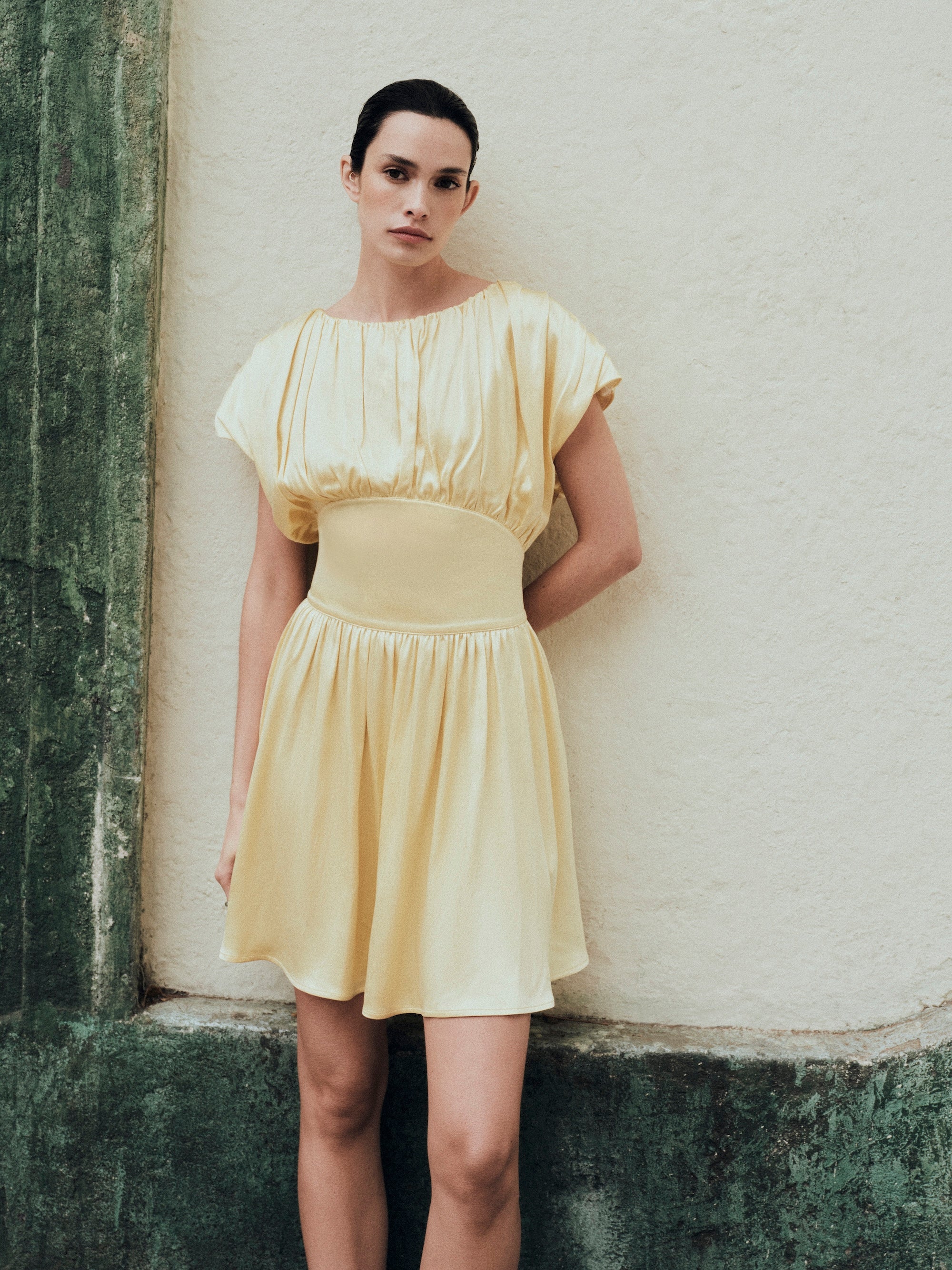 Solenne Dress in Straw