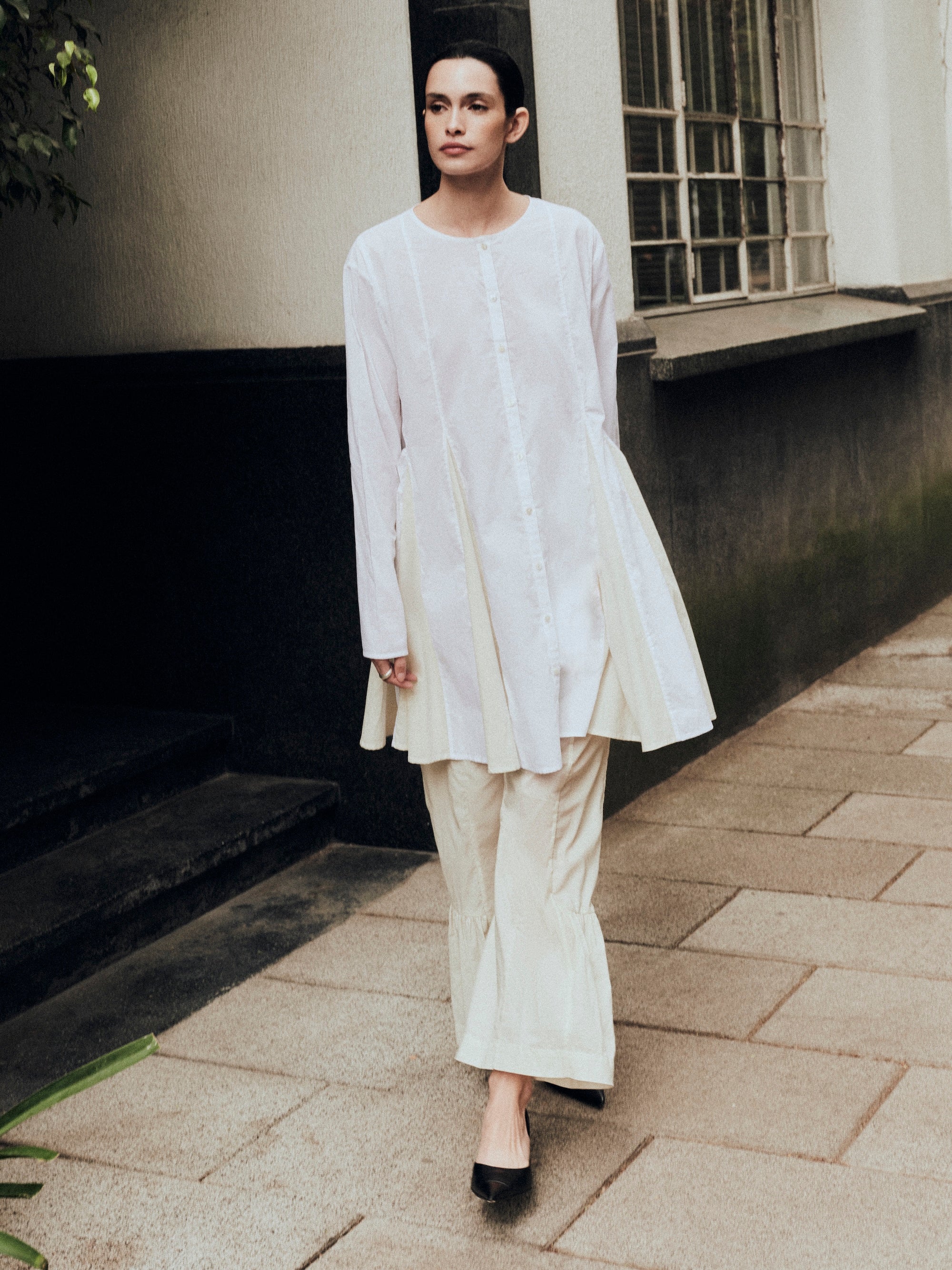 Rosaura Dress in White