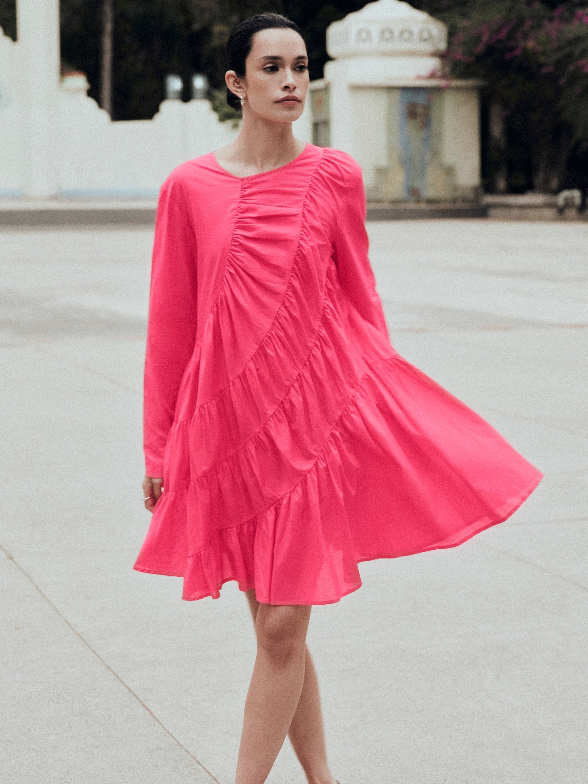 Solana Dress in Berry
