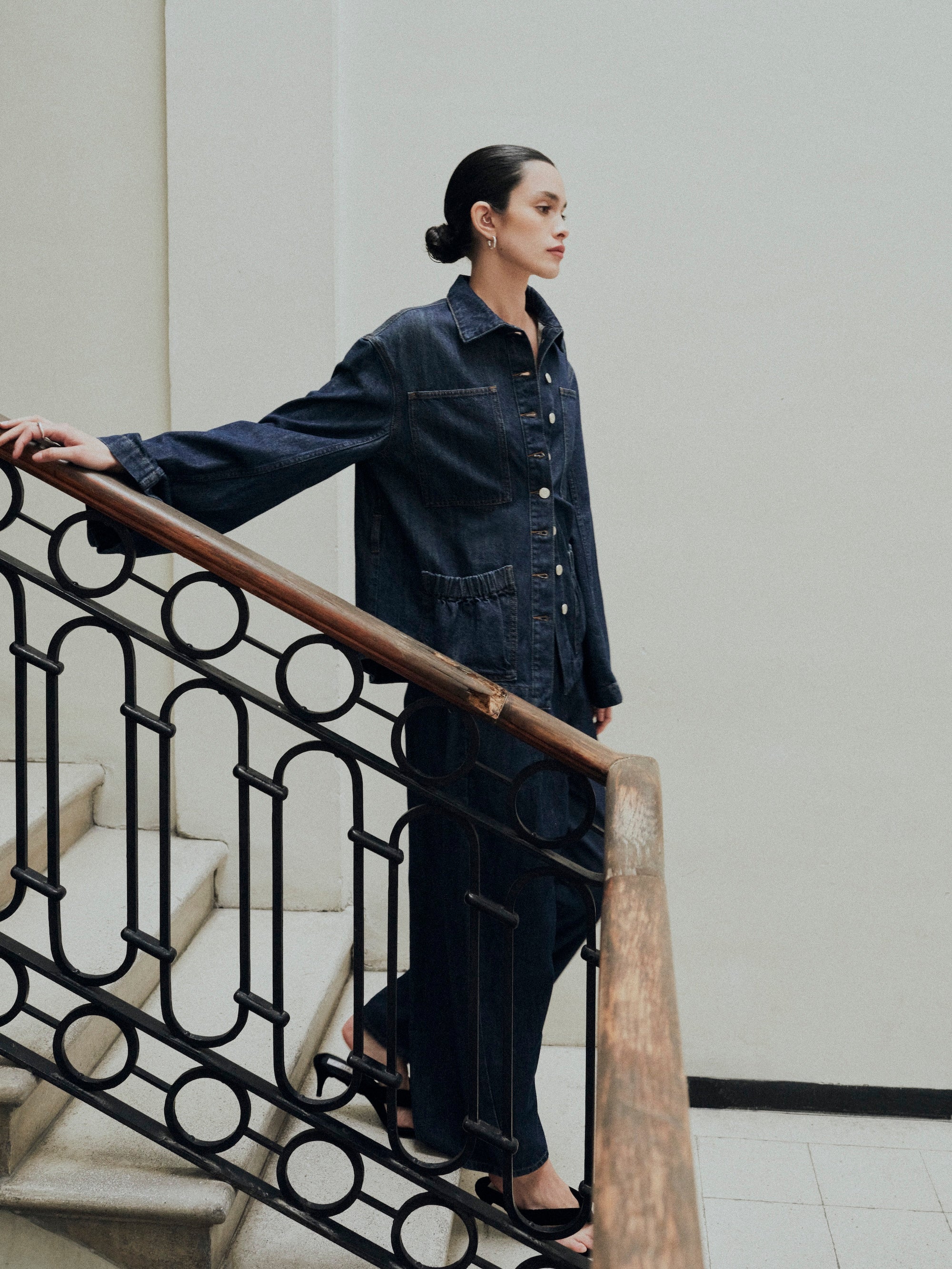 Encina Jean in Dark Blue Wash