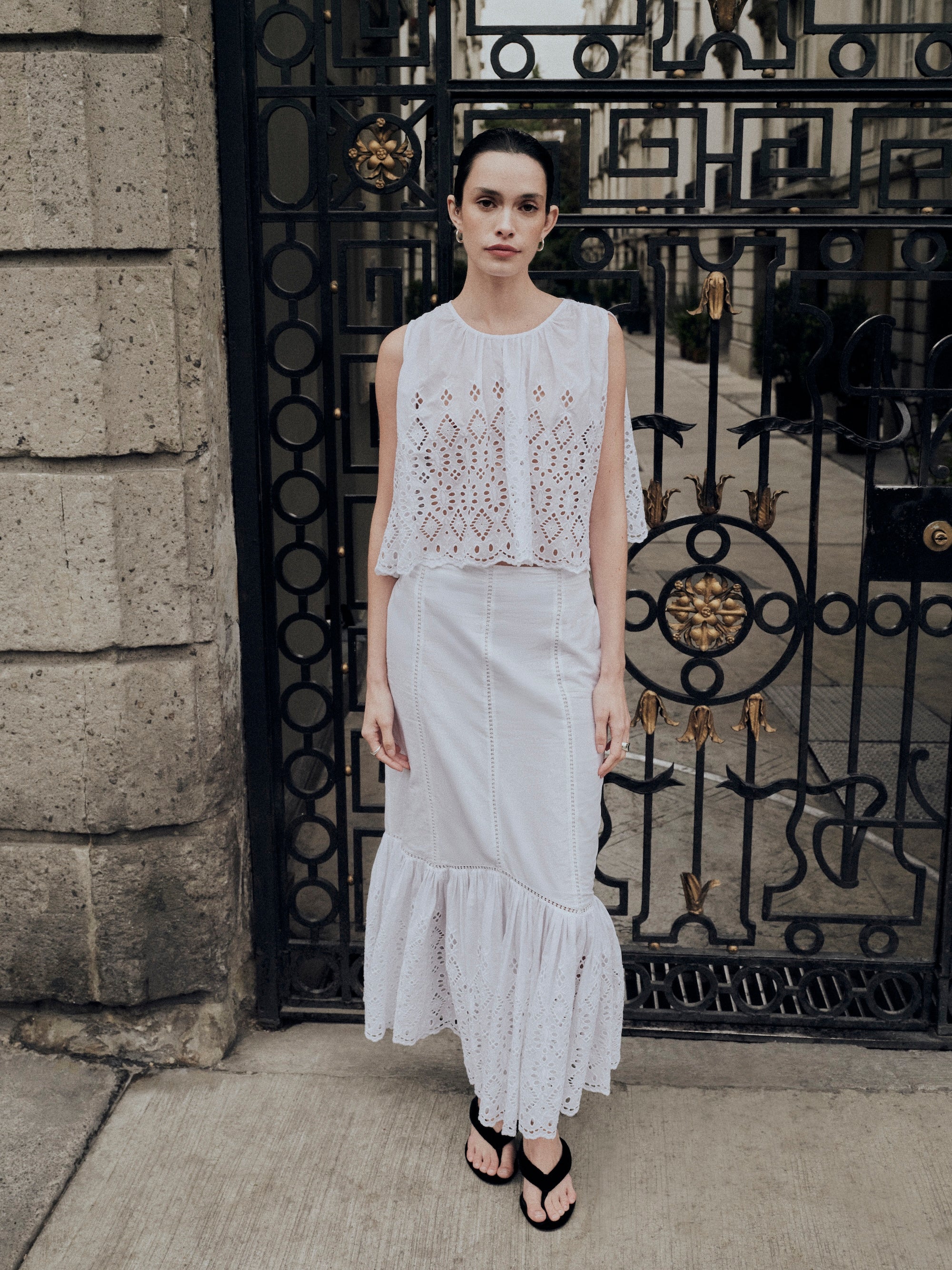 Dacere Top in White