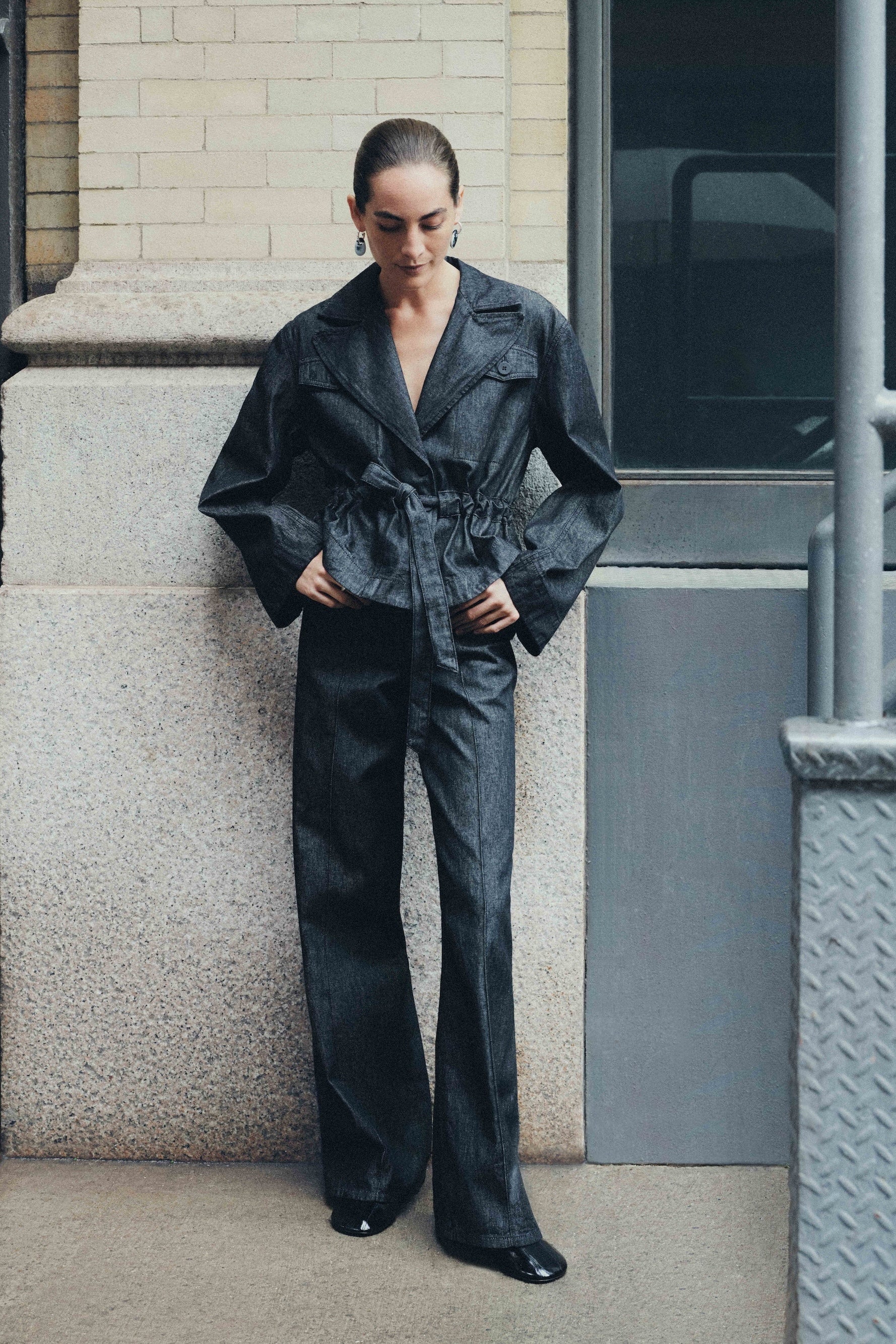 Milton Jacket in Black Wash