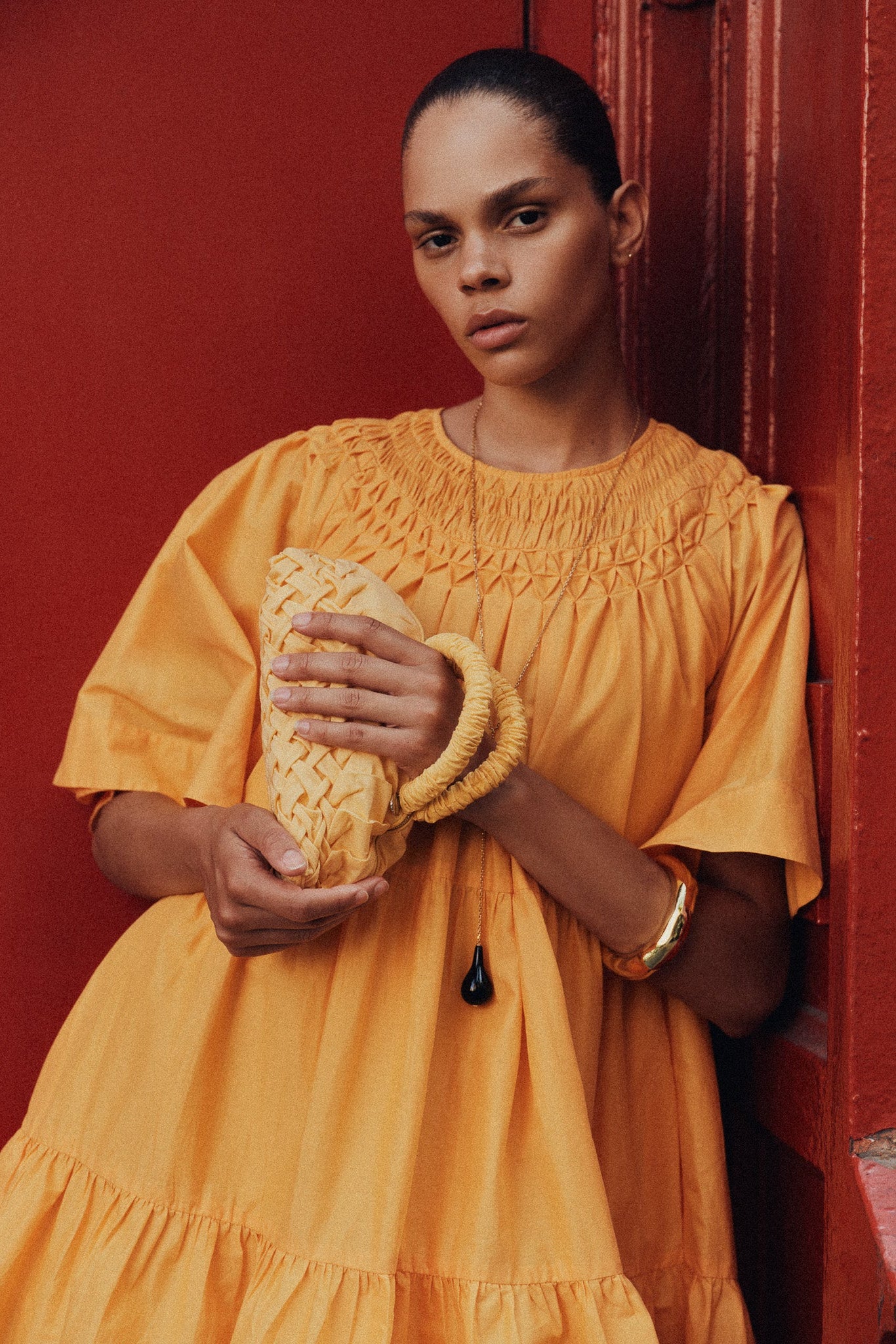 Lune Mini Bag in Marigold