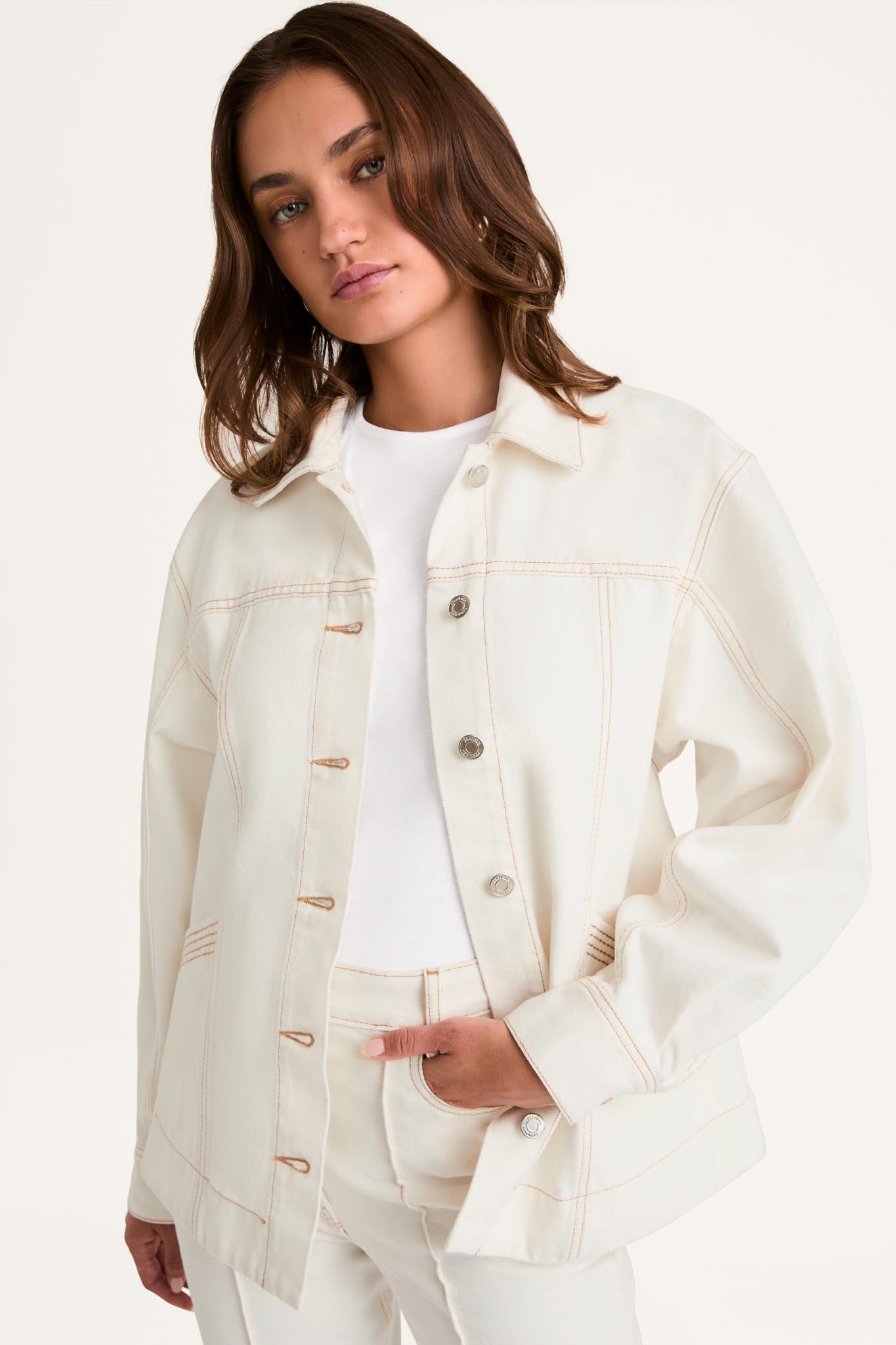 Reve Jacket in Ecru