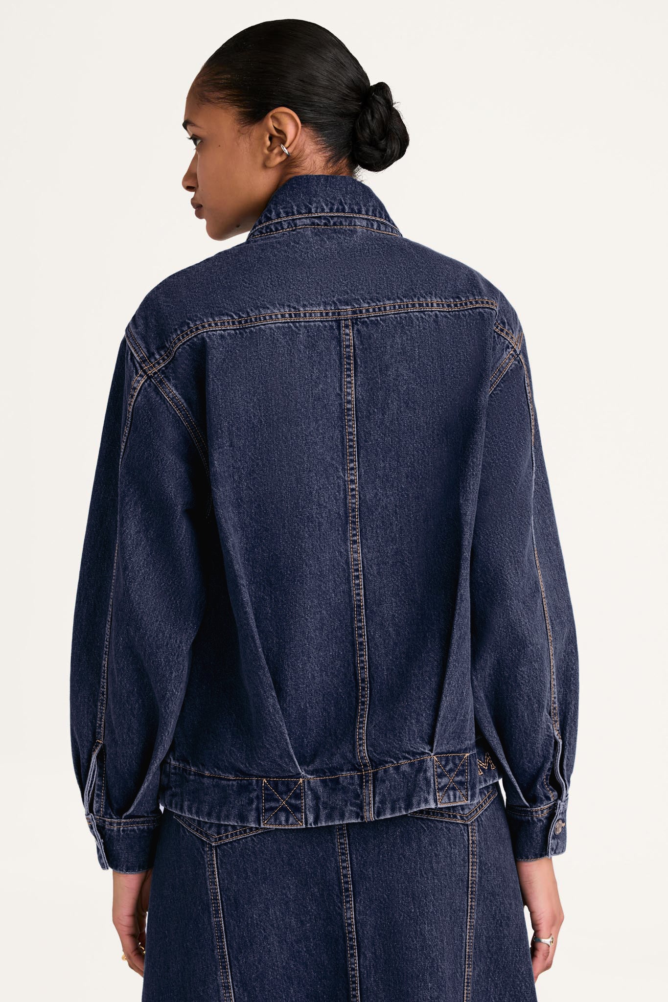 Reve Jacket in Dark Wash