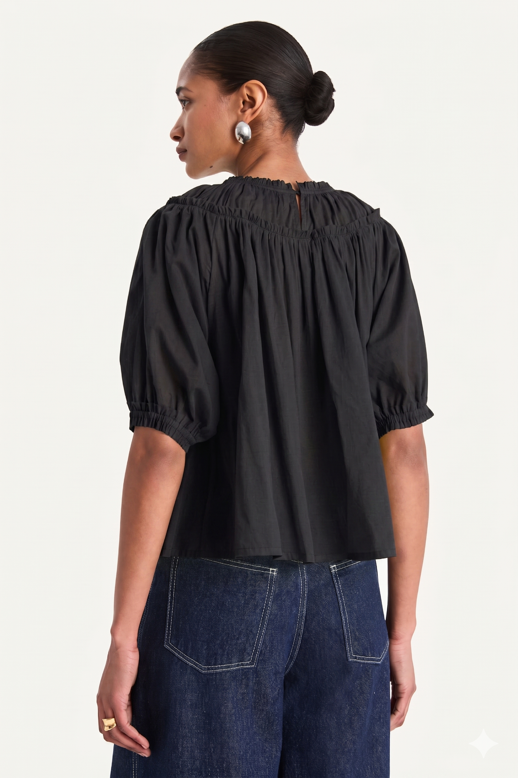 Menton Top in Black