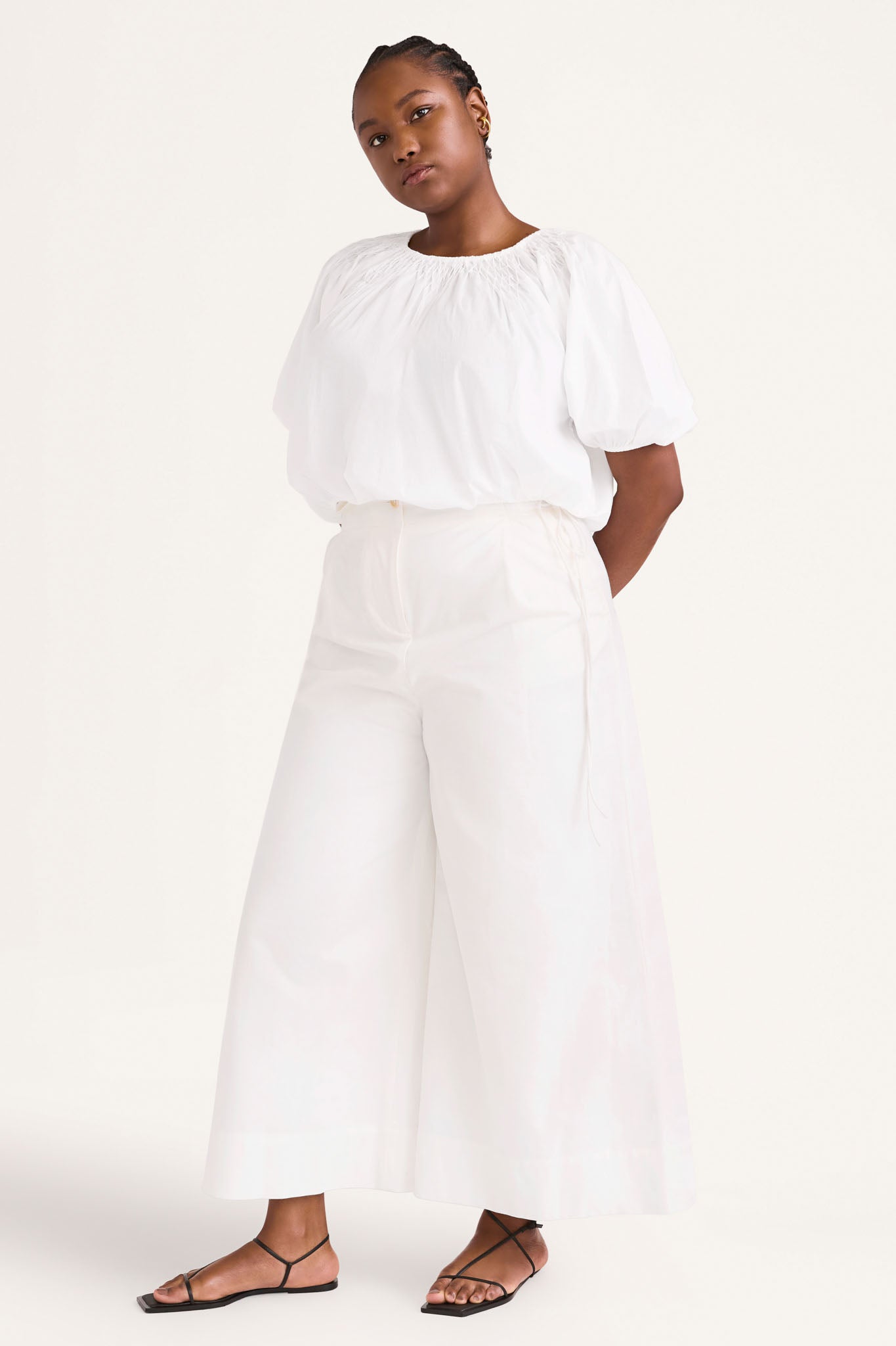 Lotus Top in White