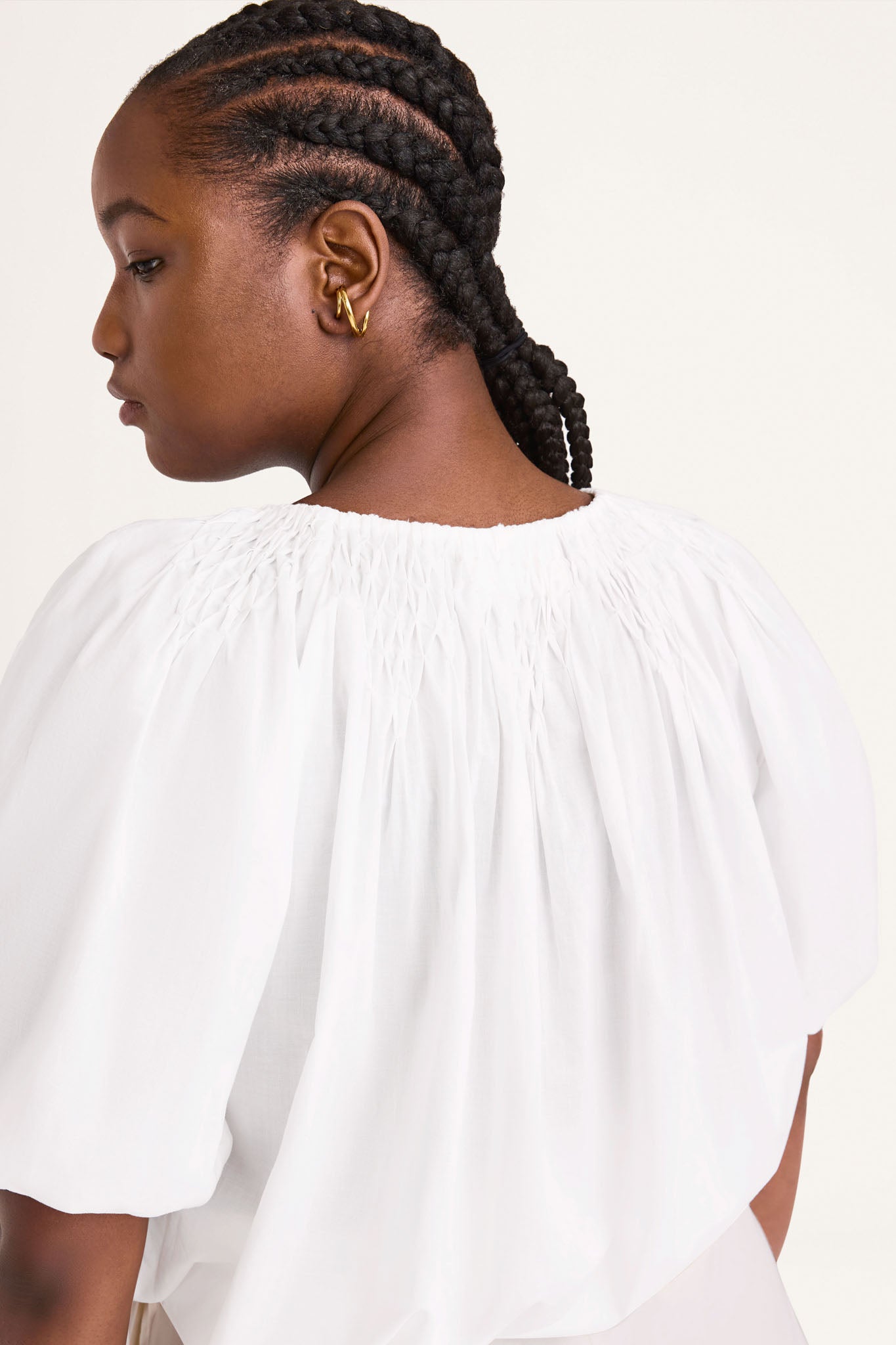 Lotus Top in White