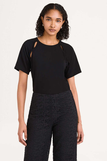 Solace Top in Black