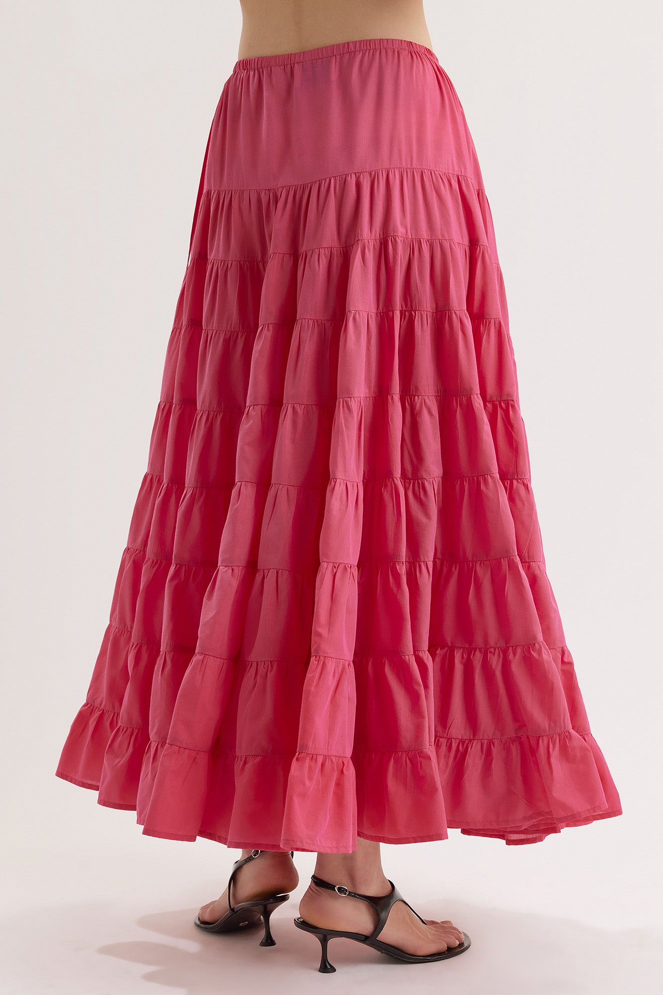 Chandni Skirt in Bougainvillea