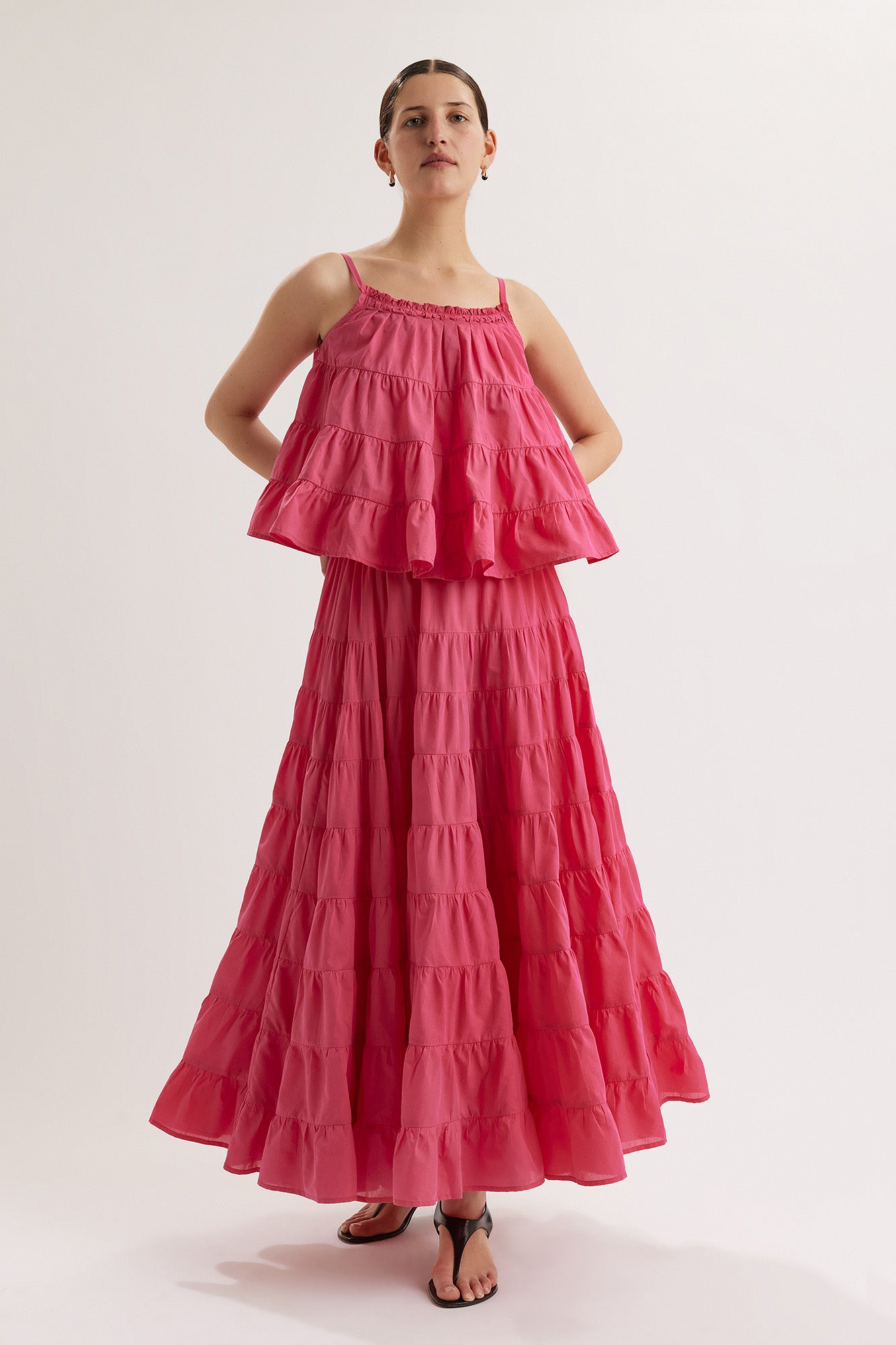 Chandni Skirt in Bougainvillea