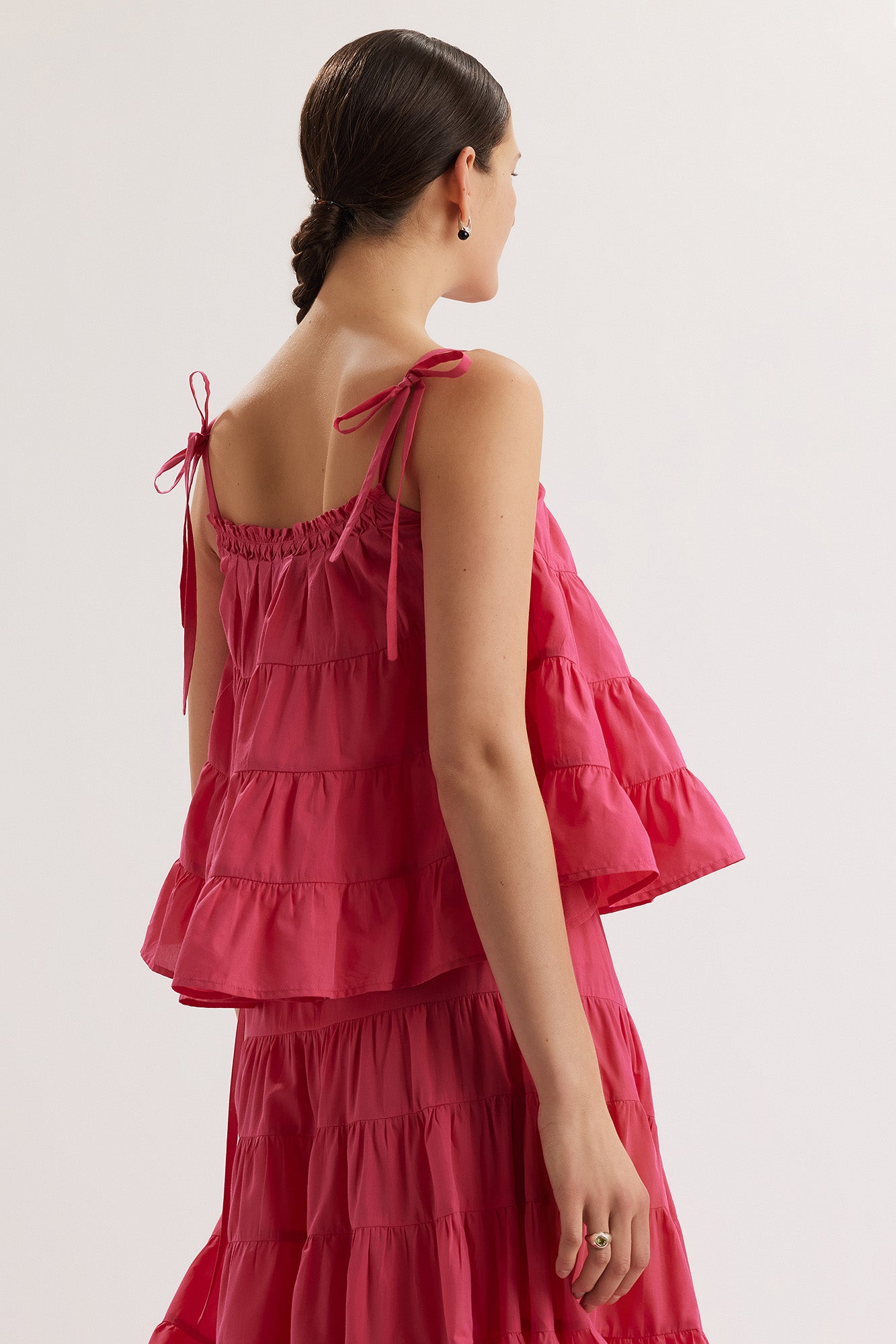 Saaz Top in Bougainvillea