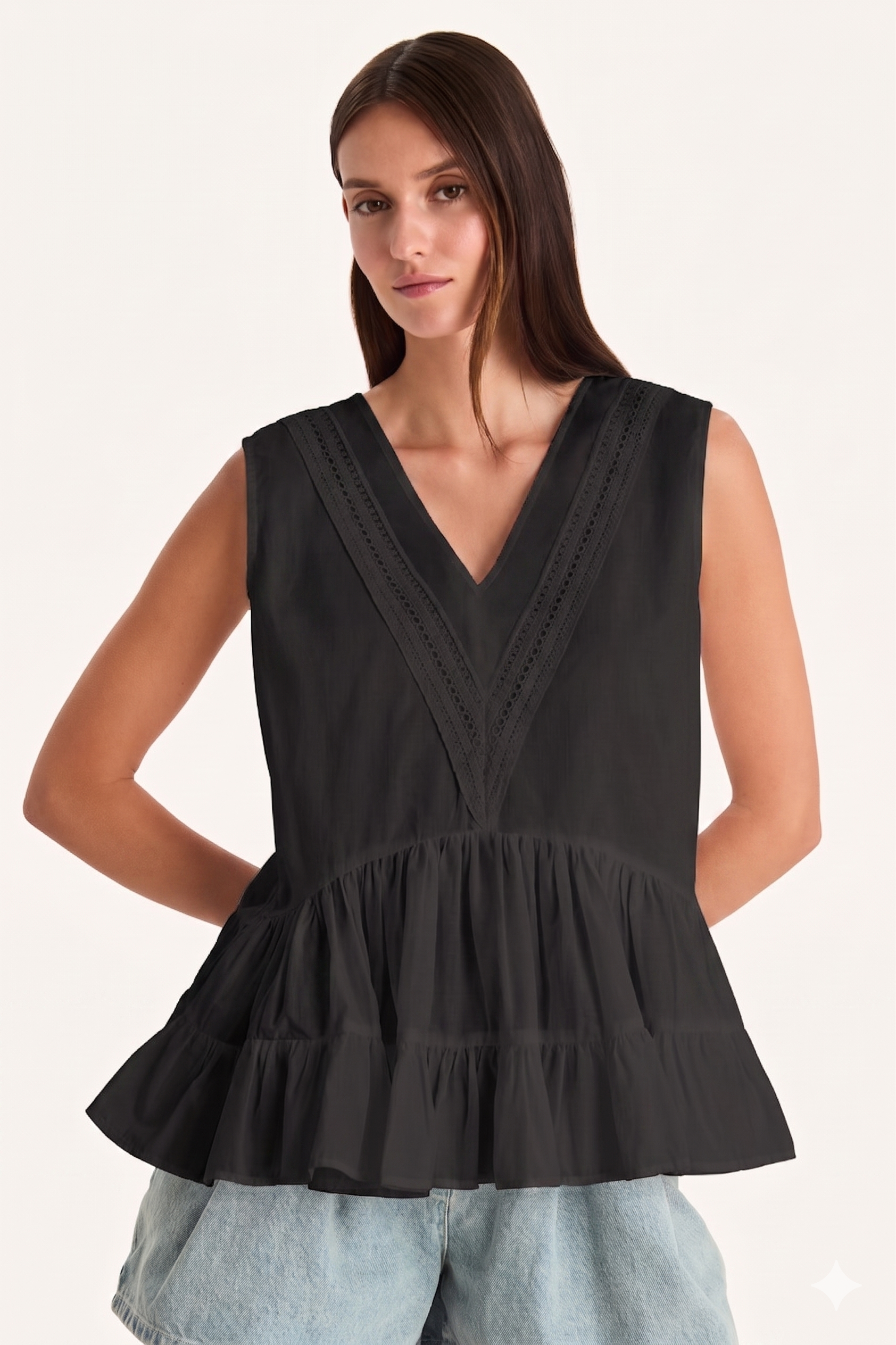 Senda Top in Black
