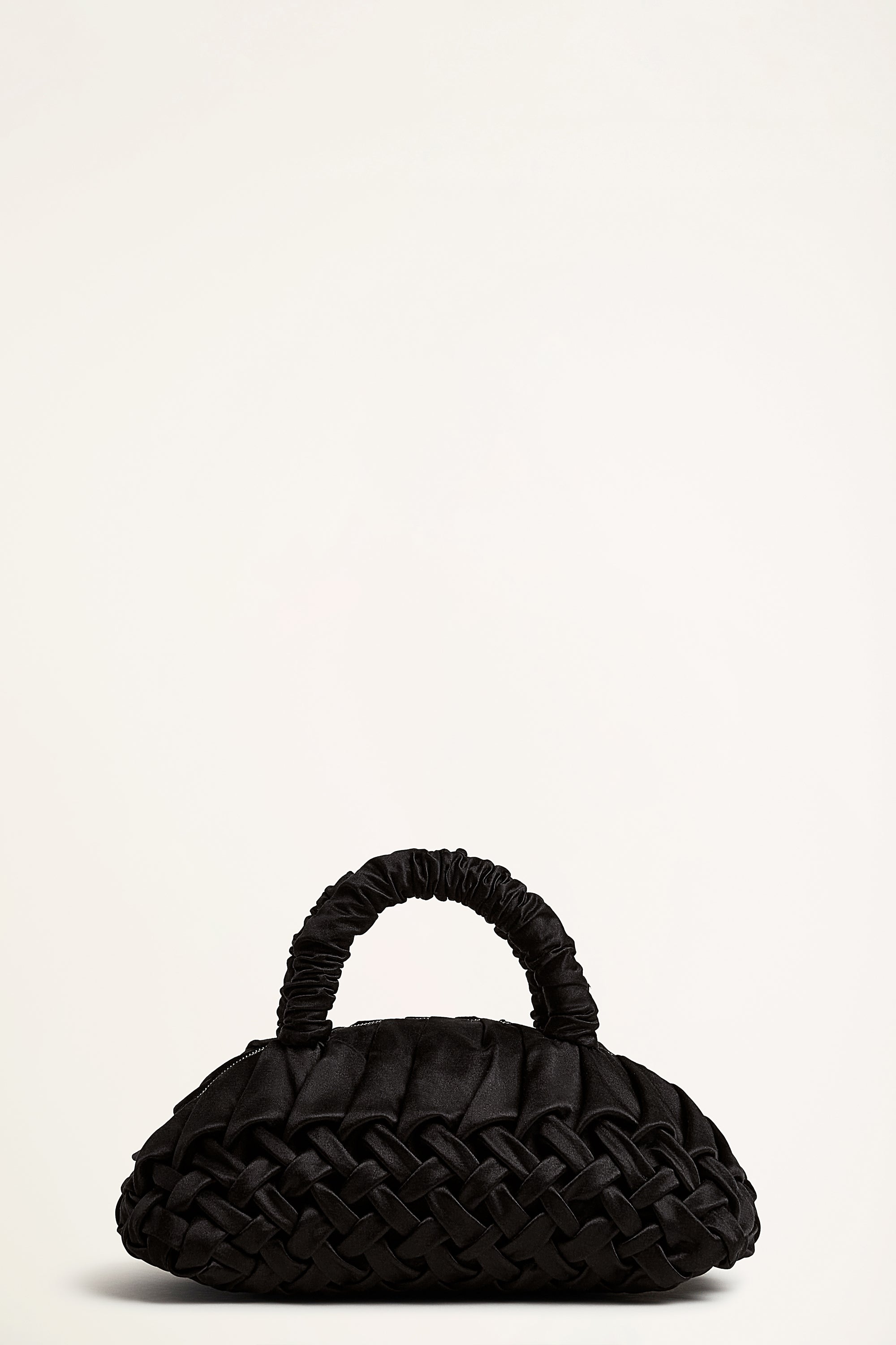 Black Soft Lune Shoulder Bag