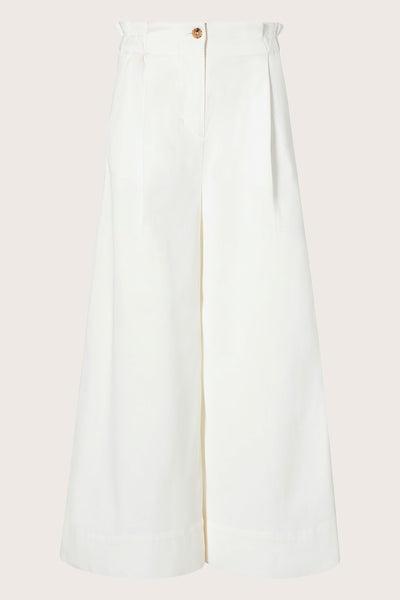 Sargent Emb Pant in Ivory