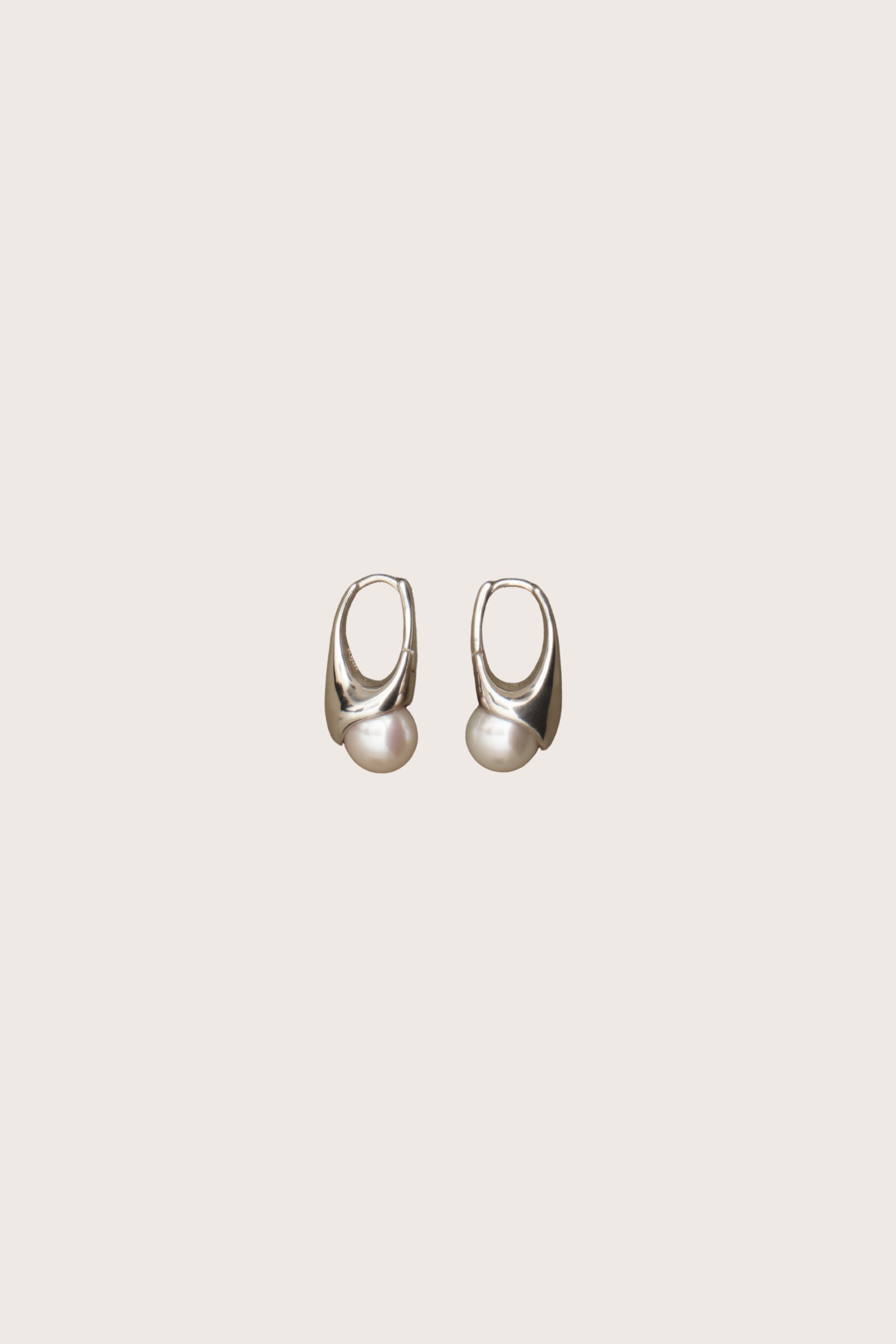 Lobster Earring with Pearl
