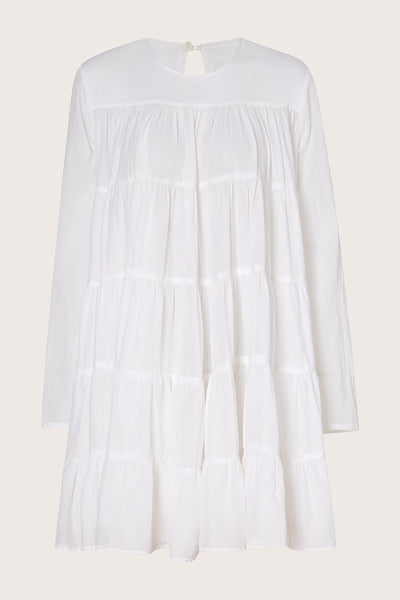 Merlette Soliman Tiered Dress in White