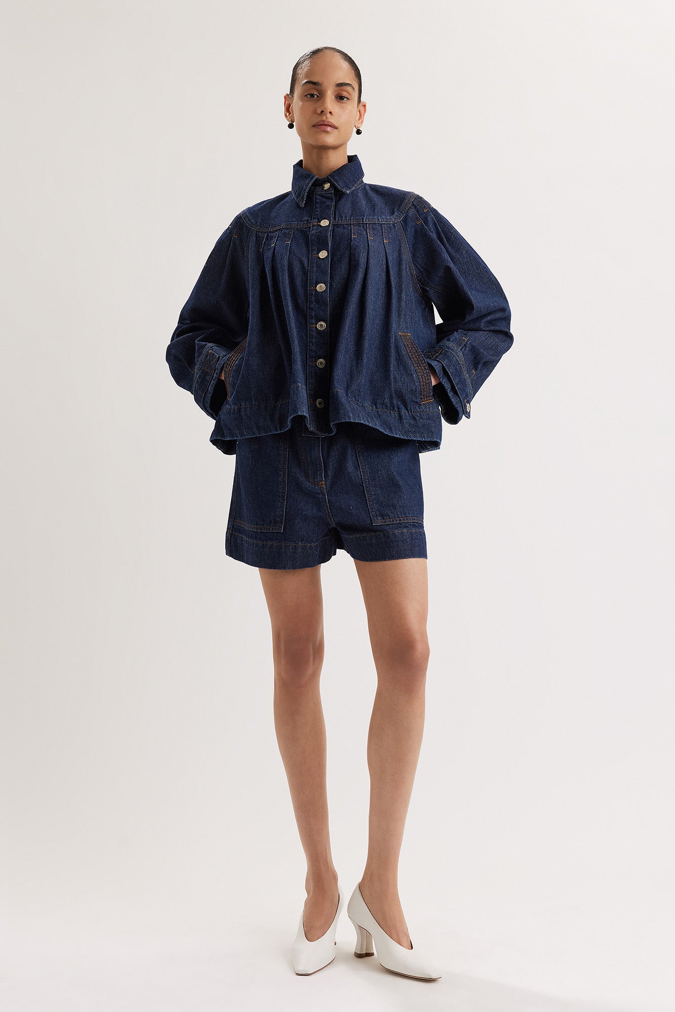 Easton Jacket in Dark Wash