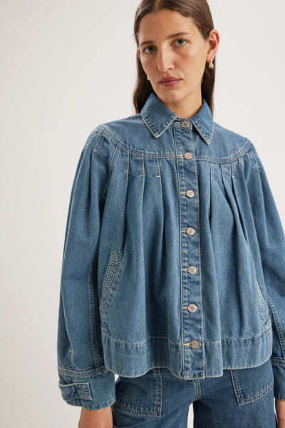 ジャケット・アウター aclent denim jacket Blue Easton Denim Jacket in Mid-Blue Wash