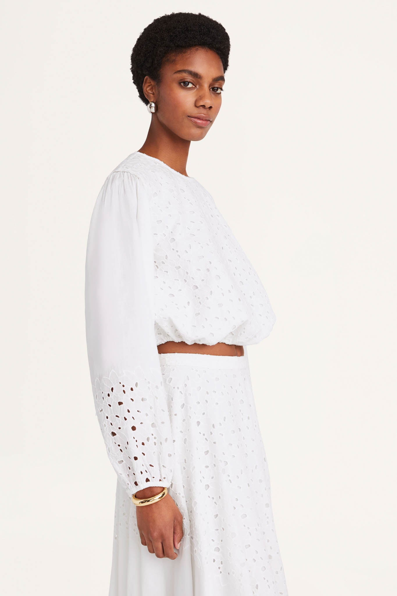 Linden Top in White