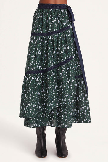 Prins Skirt in Forest Floral Print