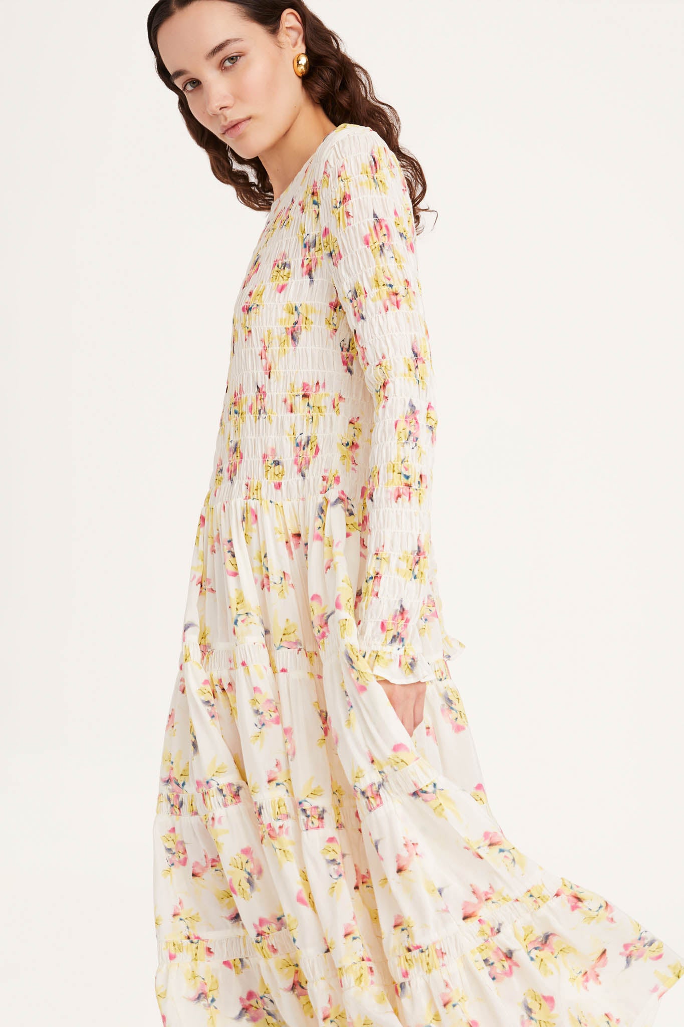 Vivien Dress in Dansa Floral Print – Merlette