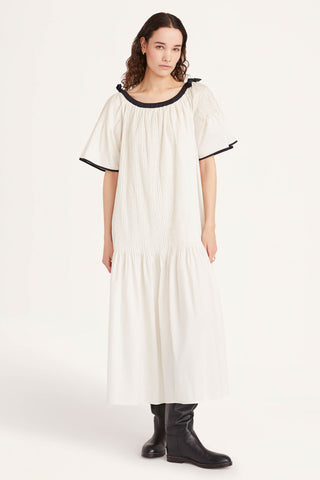 MERLETTE ELNA DRESS IN CHALK