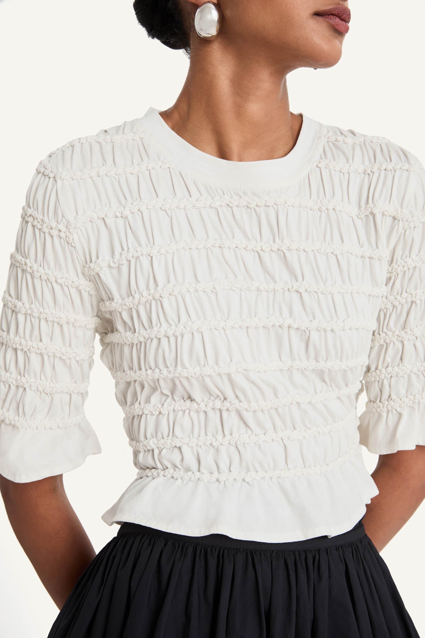 Grasse Top in White