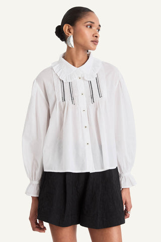 Merlette Capucine Top In White In White