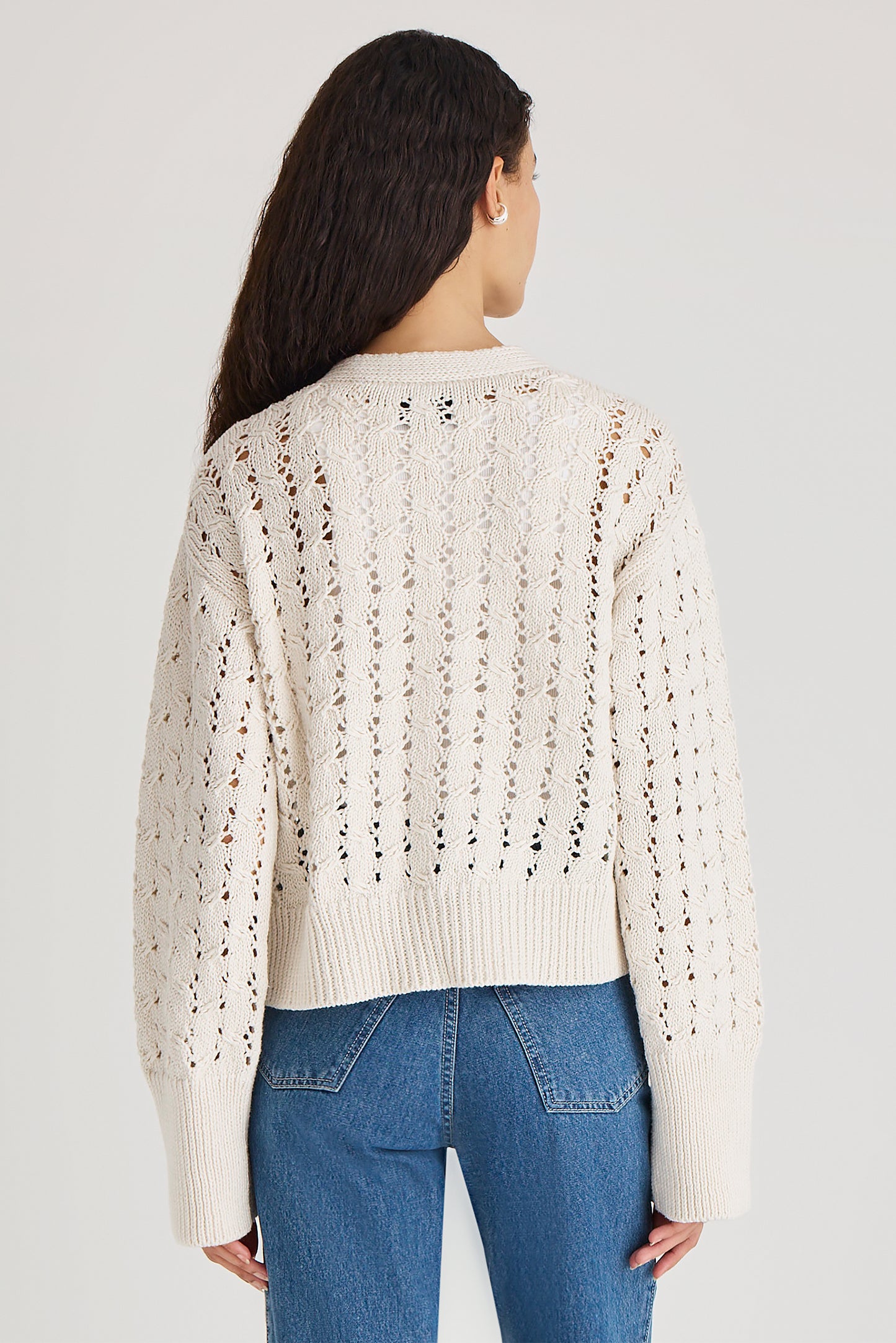 Haydee Cardigan in Ivory