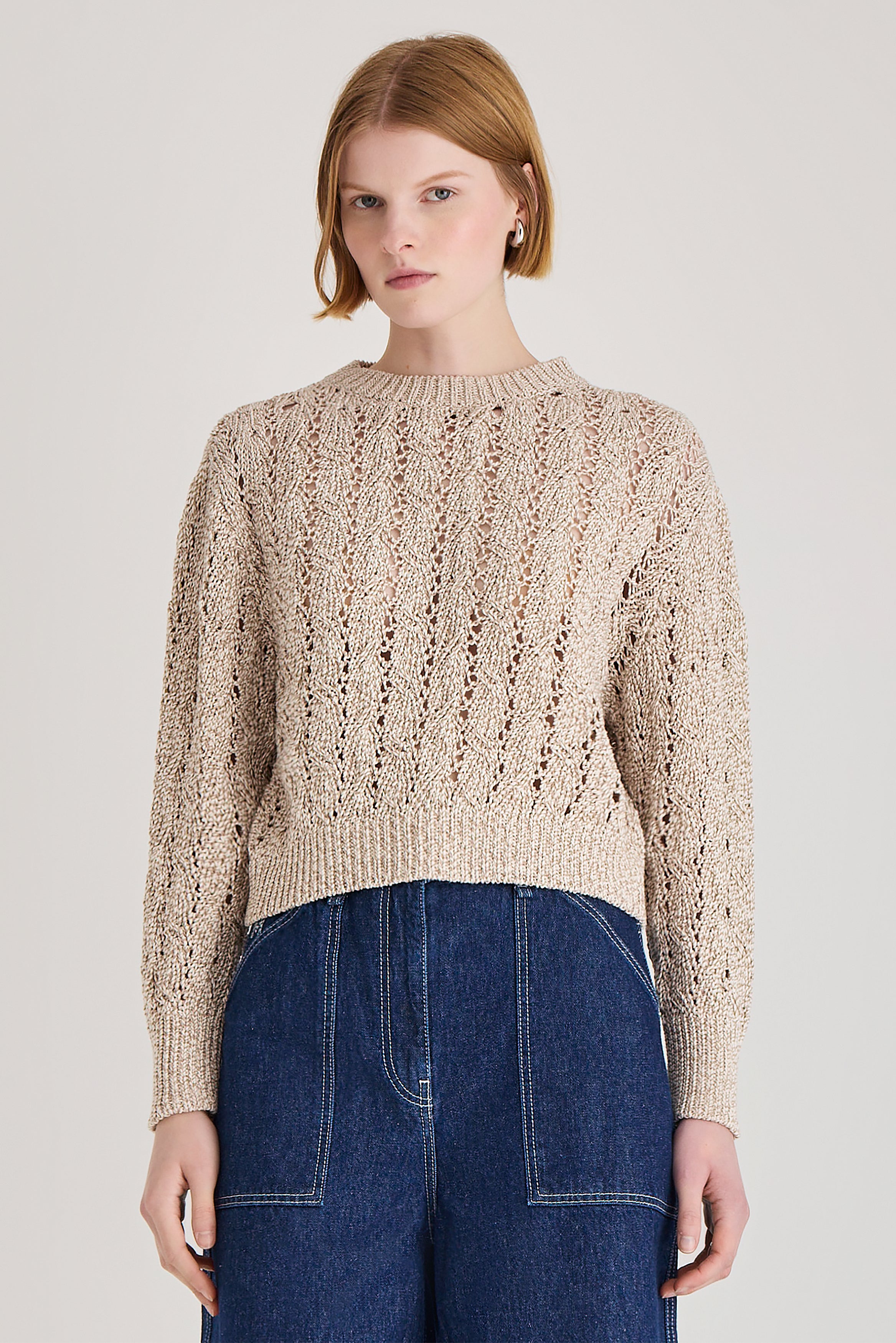 Maures Sweater in Cinder Ivory