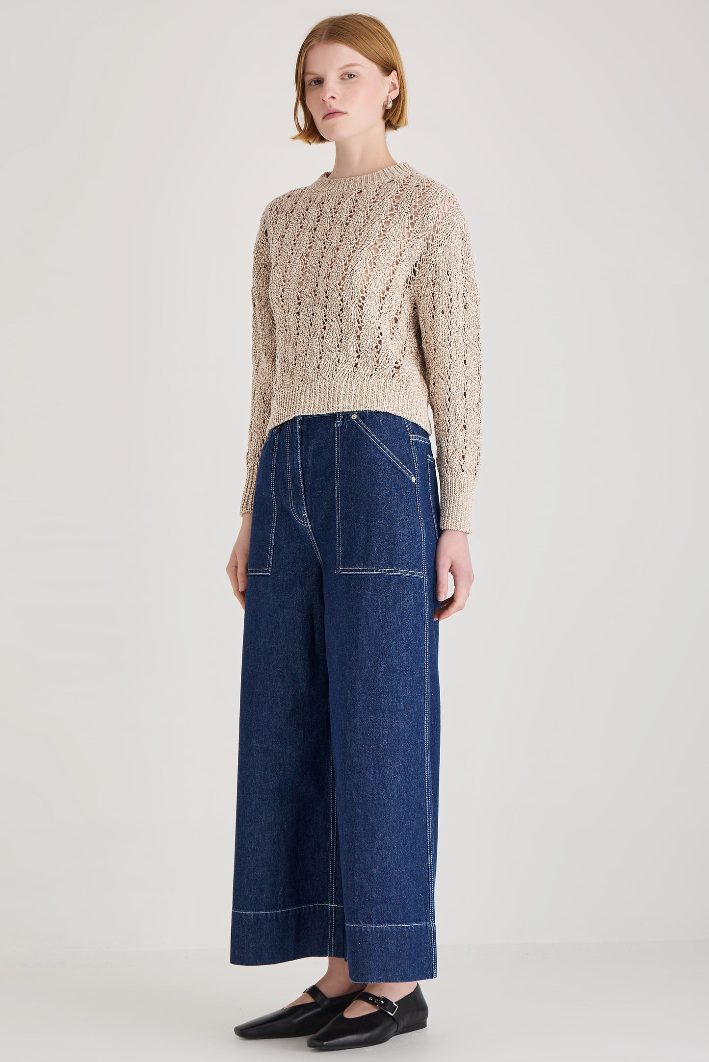 Maures Sweater in Cinder Ivory